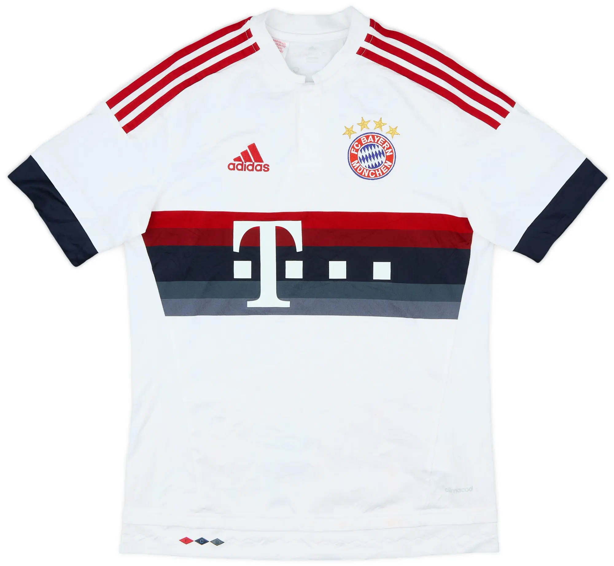 adidas 2015-16 Bayern Munich Away Shirt - 7/10 - (XL.Boys)