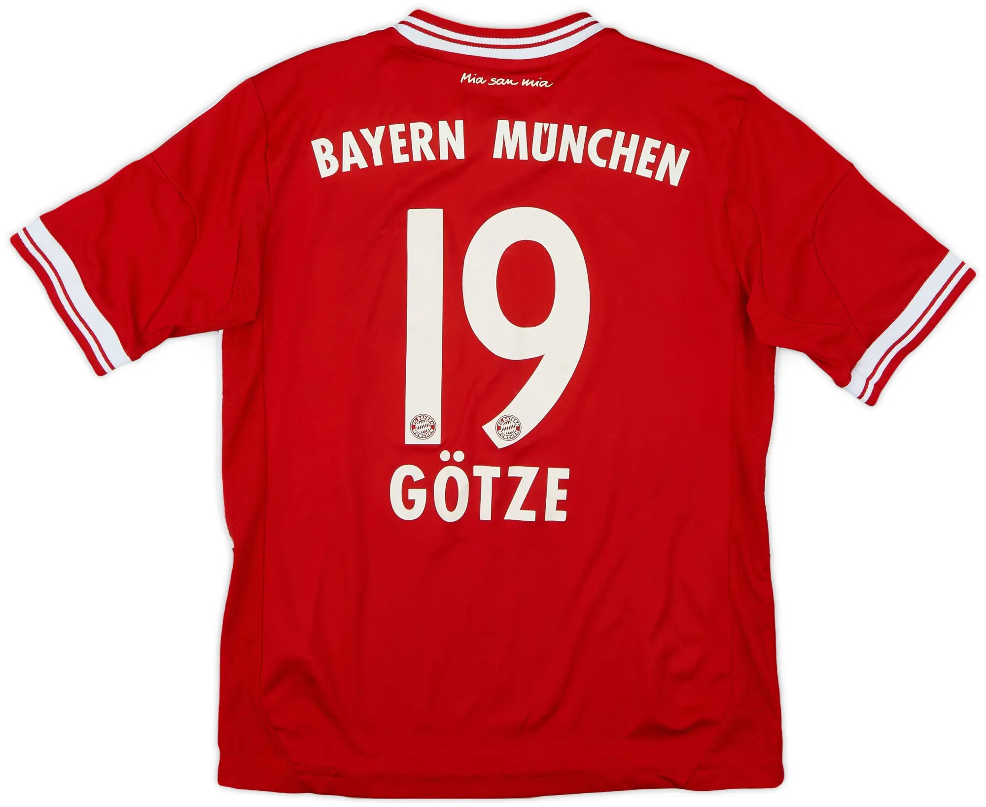 adidas 2013-14 Bayern Munich Home Shirt Gotze #19 - 7/10 - (S.Boys)