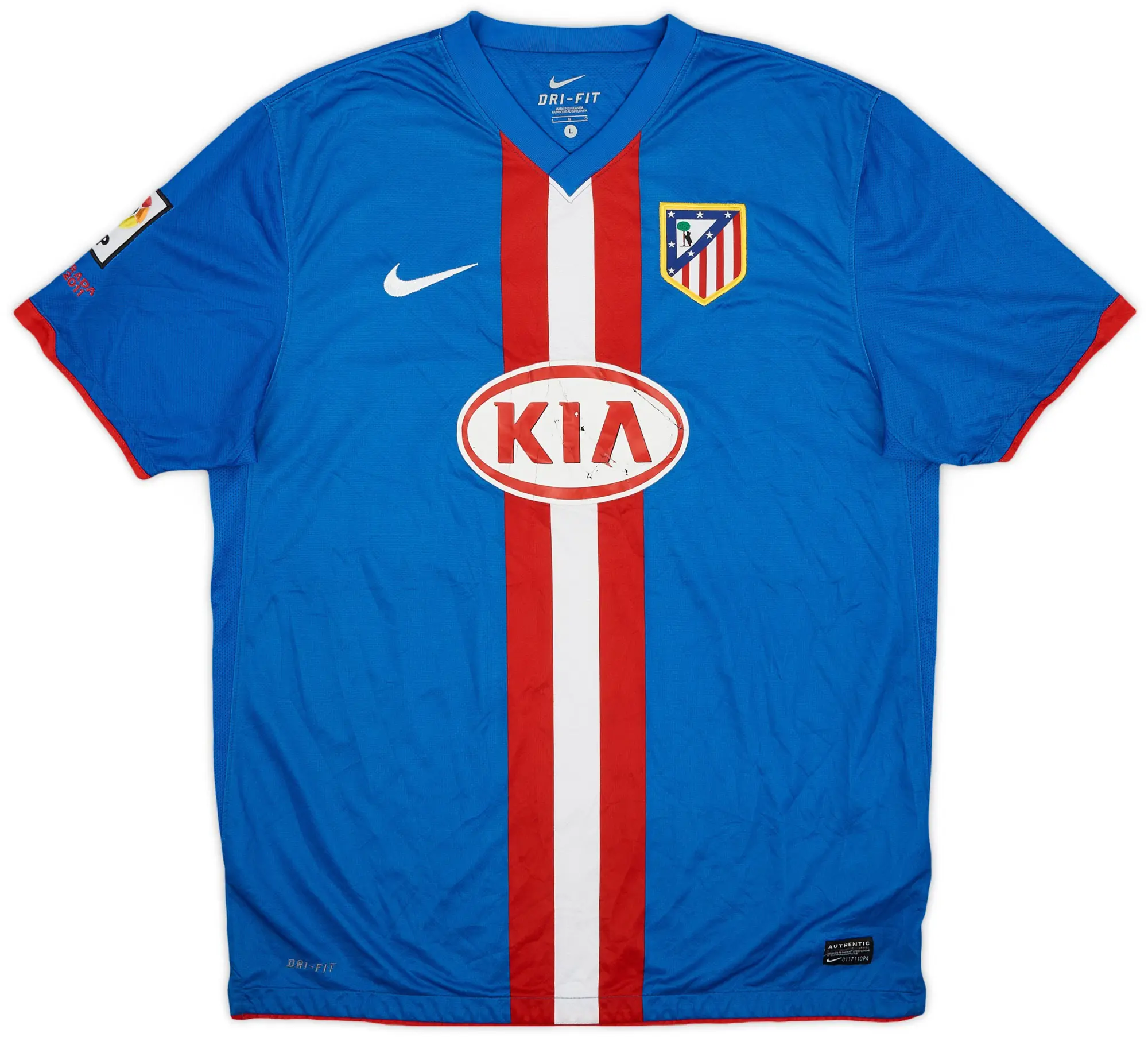 Nike 2010-11 Atletico Madrid Away Shirt - 6/10 - (L)