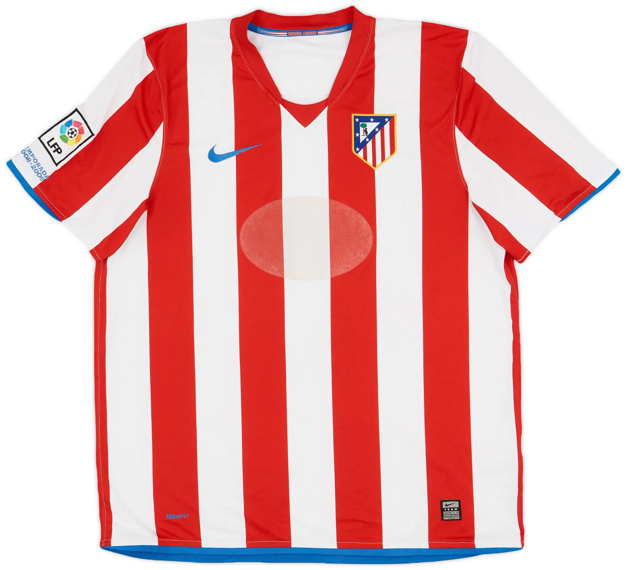 Nike 2008-09 Atletico Madrid Home Shirt - 4/10 - (XL)