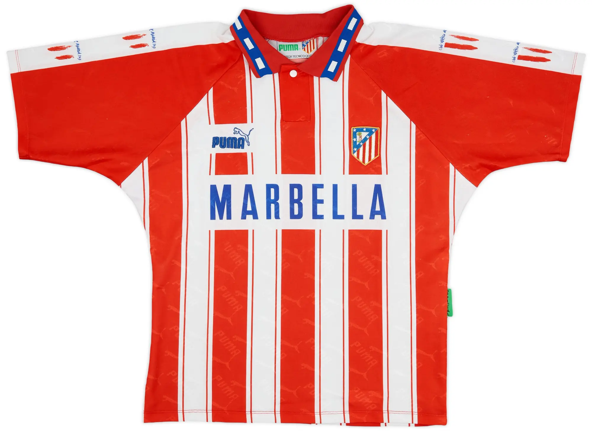 Puma 1994-95 Atletico Madrid Home Shirt - 9/10 - (S)