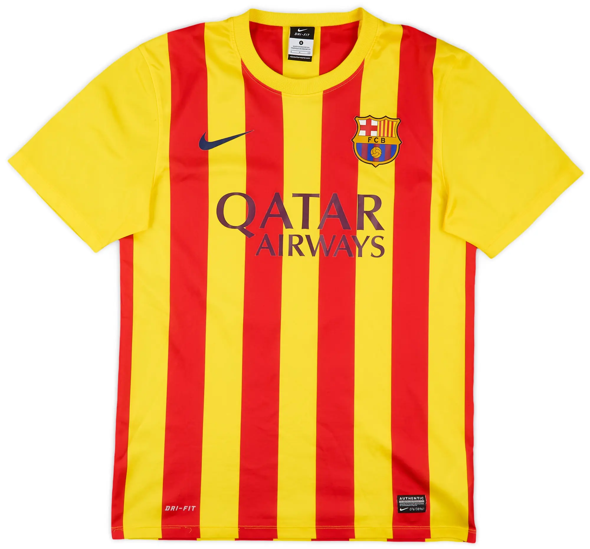 Nike 2013-15 Barcelona Basic Away Shirt - 8/10 - (S)