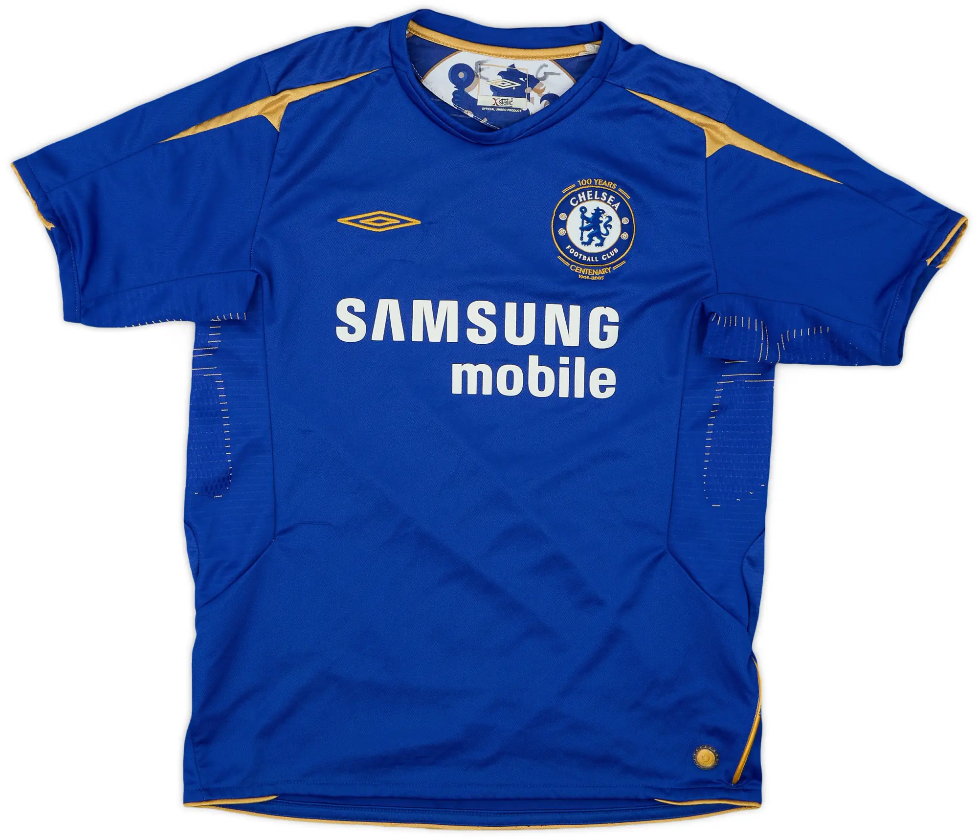 Umbro 2005-06 Chelsea Centenary Home Shirt - 6/10 - (L.Boys)