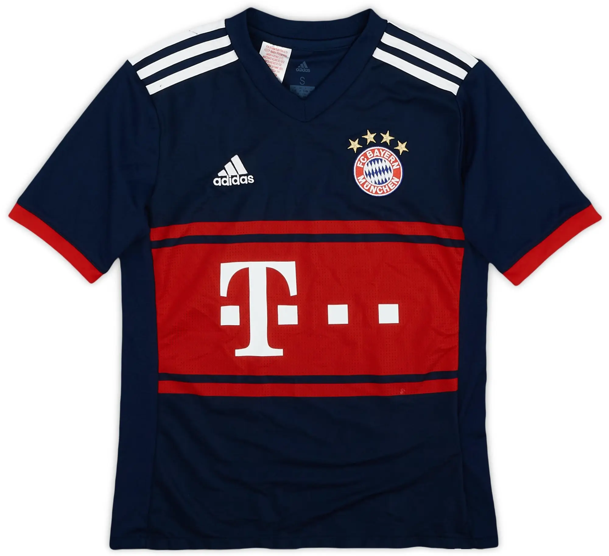 adidas 2017-18 Bayern Munich Away Shirt - 9/10 - (S.Boys)