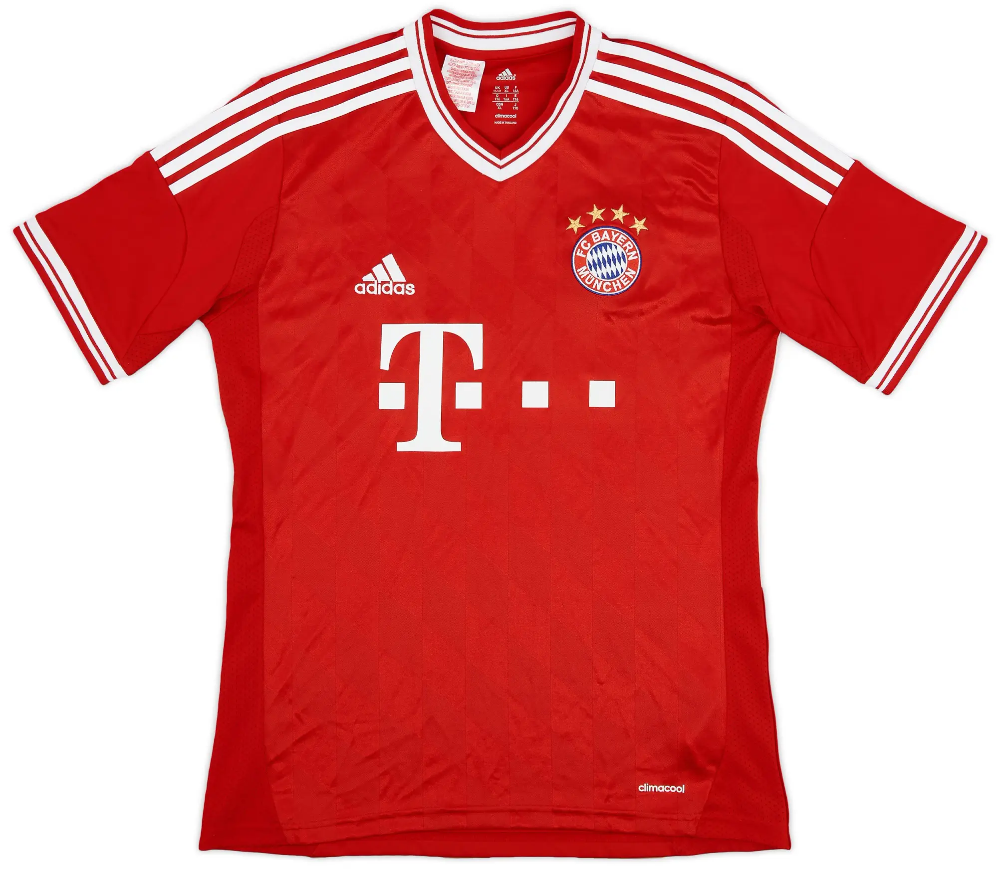 adidas 2013-14 Bayern Munich Home Shirt - 9/10 - (XL.Boys)