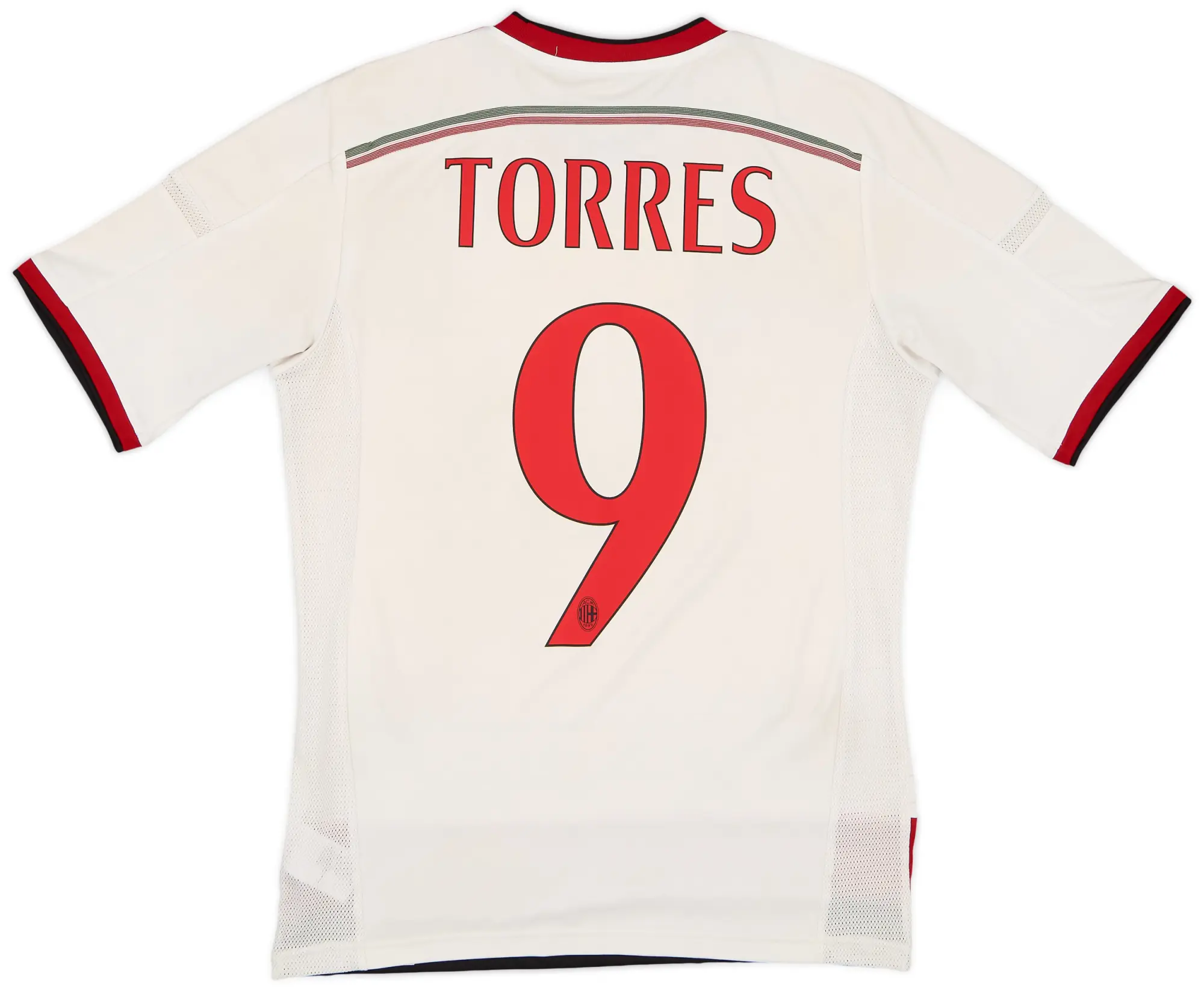 adidas 2014-15 AC Milan Away Shirt Torres #9 - 5/10 - (S)