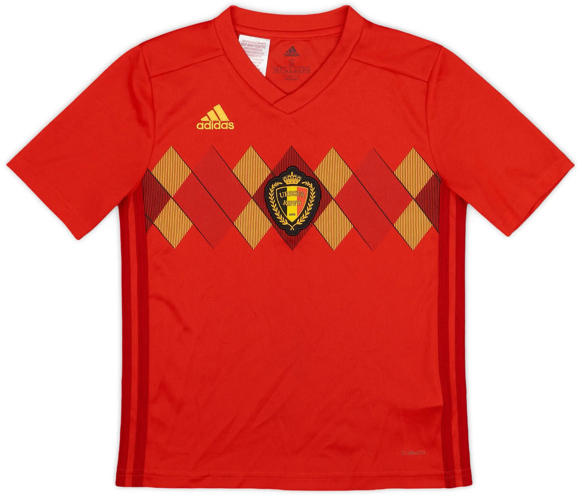 adidas 2018-19 Belgium Home Shirt - 9/10 - (S.Boys)