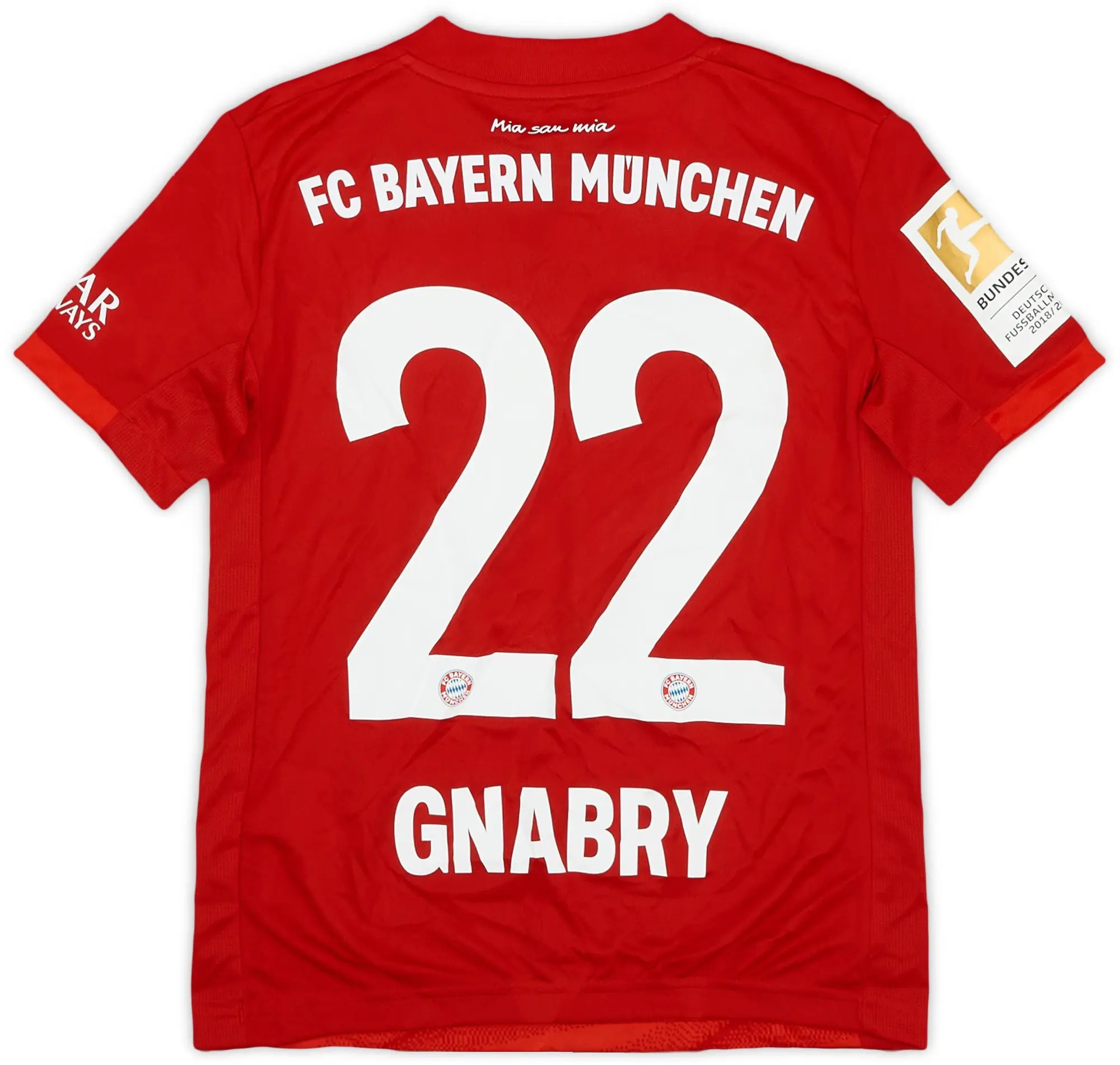 adidas 2019-20 Bayern Munich Home Shirt Gnabry #22 - 7/10 - (S.Boys)