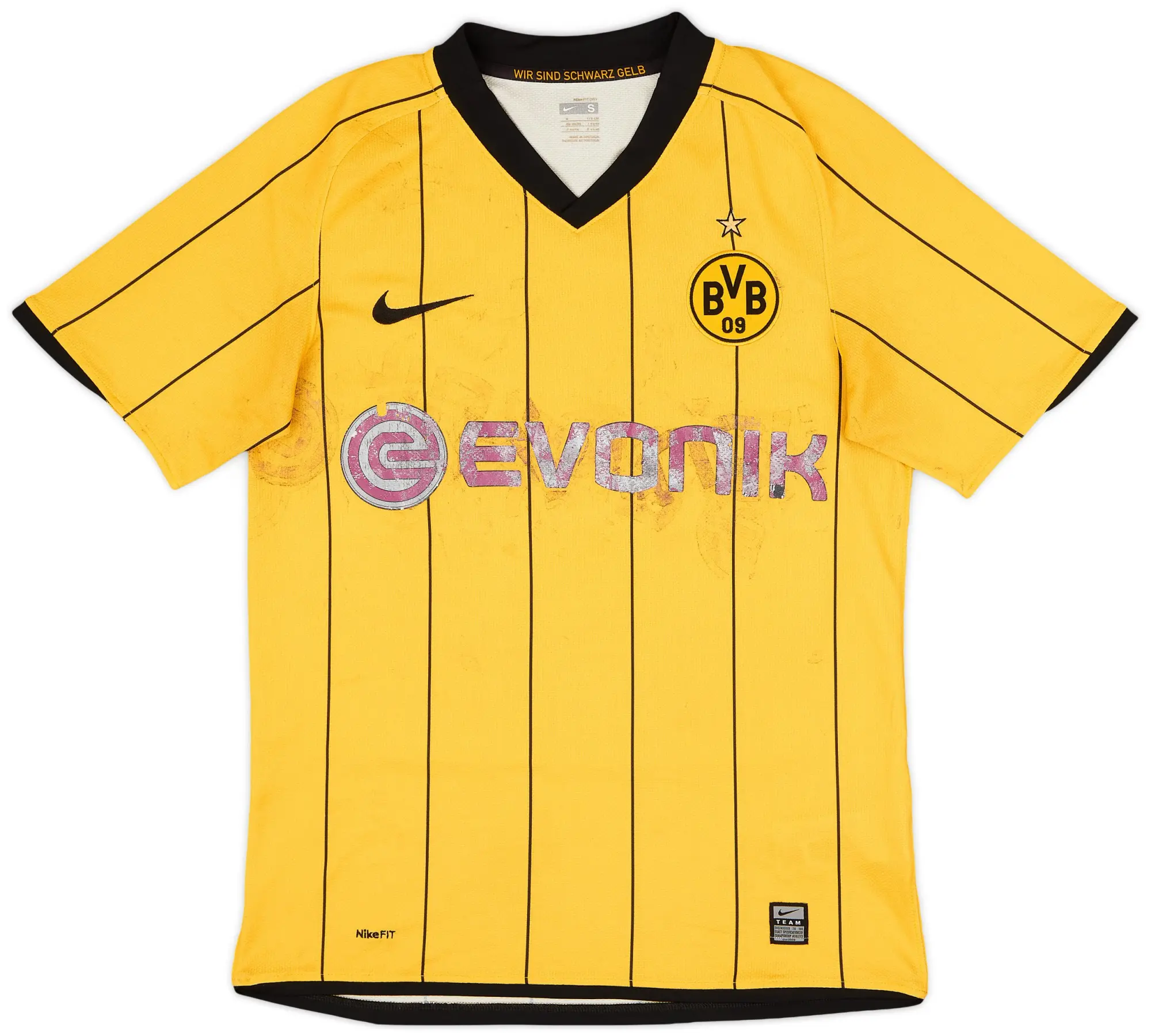 Nike 2008-09 Borussia Dortmund Home Shirt - 3/10 - (S)