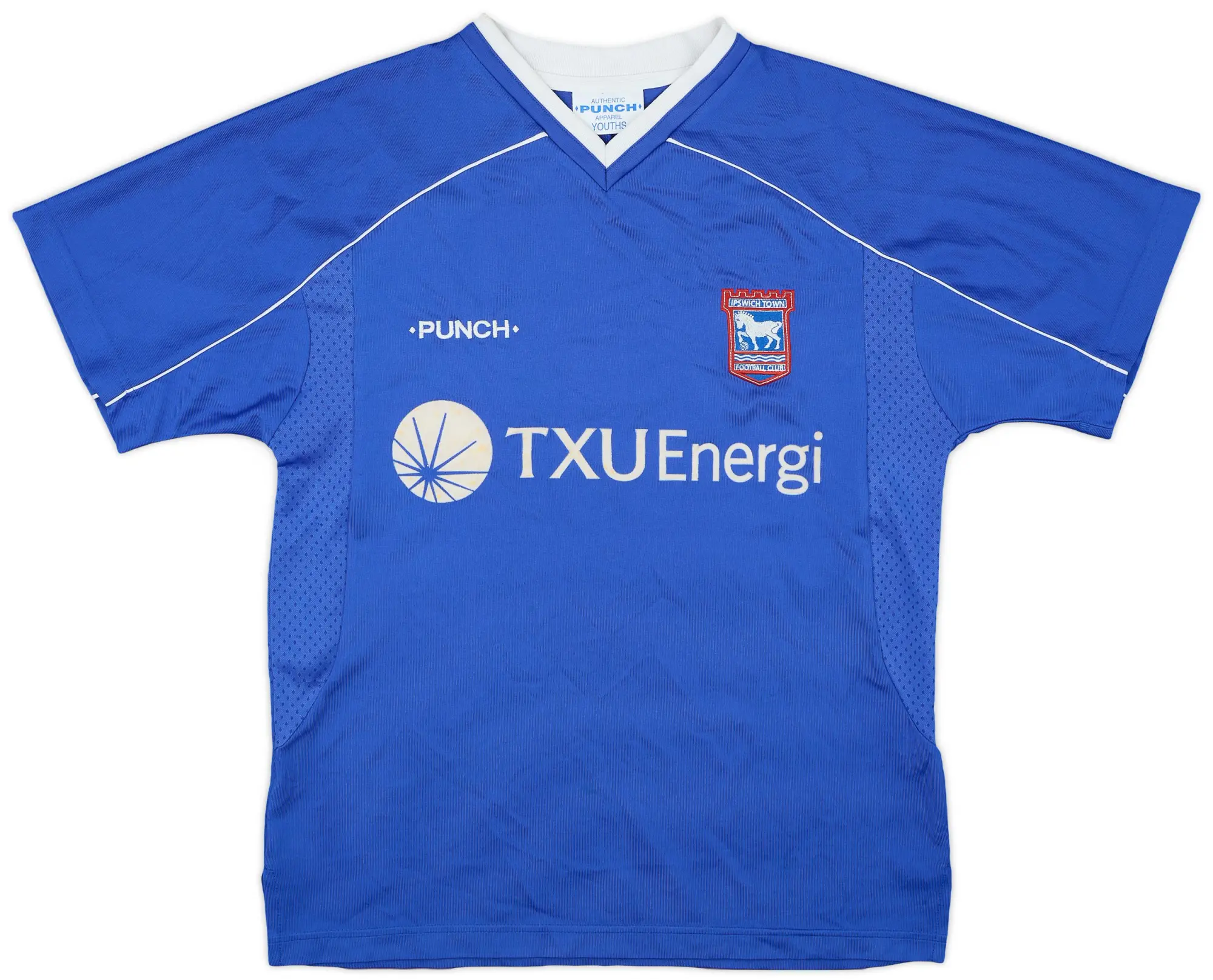 2001-02 Ipswich Home Shirt - 7/10 - (Y)