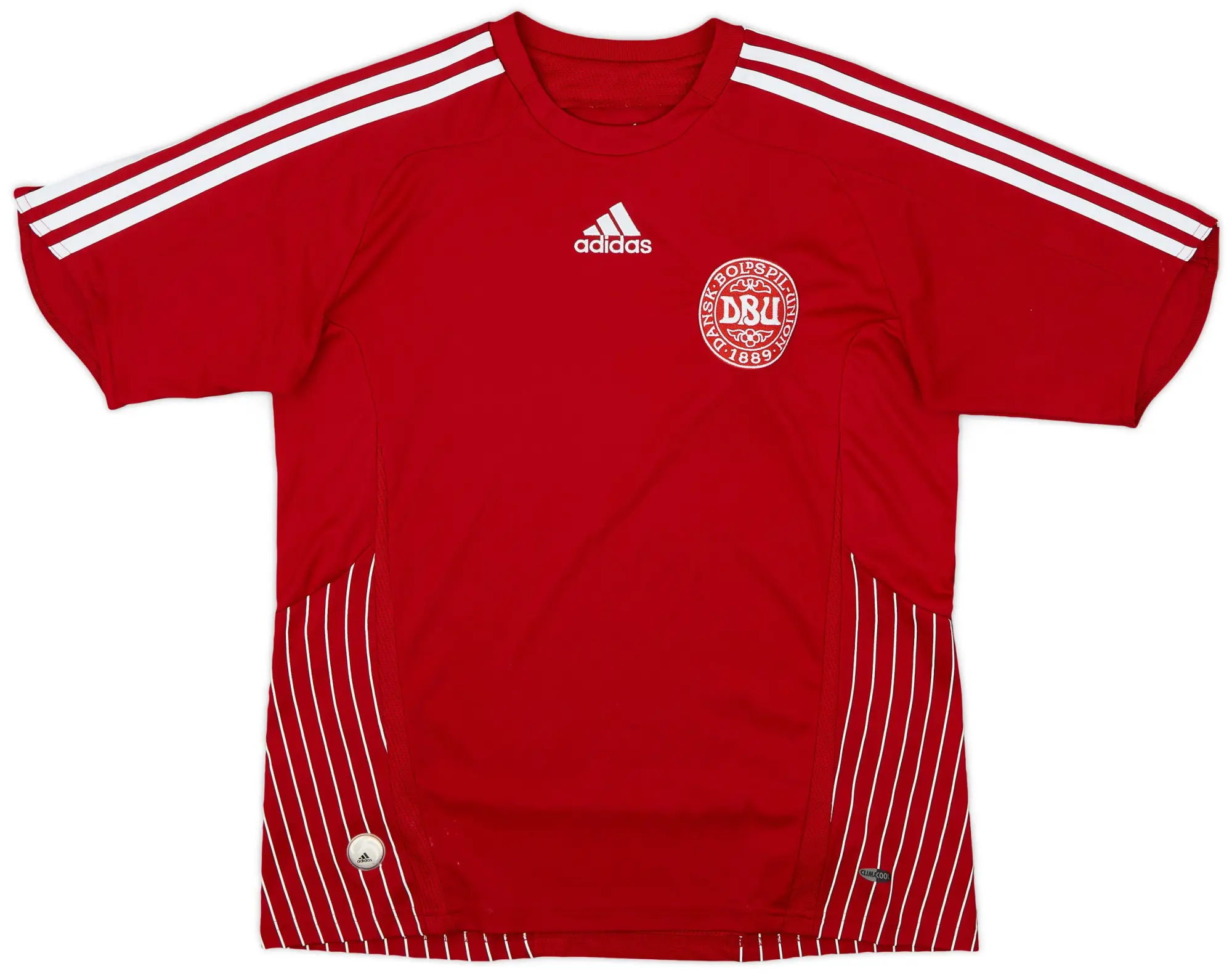 adidas 2007-10 Denmark Home Shirt - 8/10 - (L.Boys)