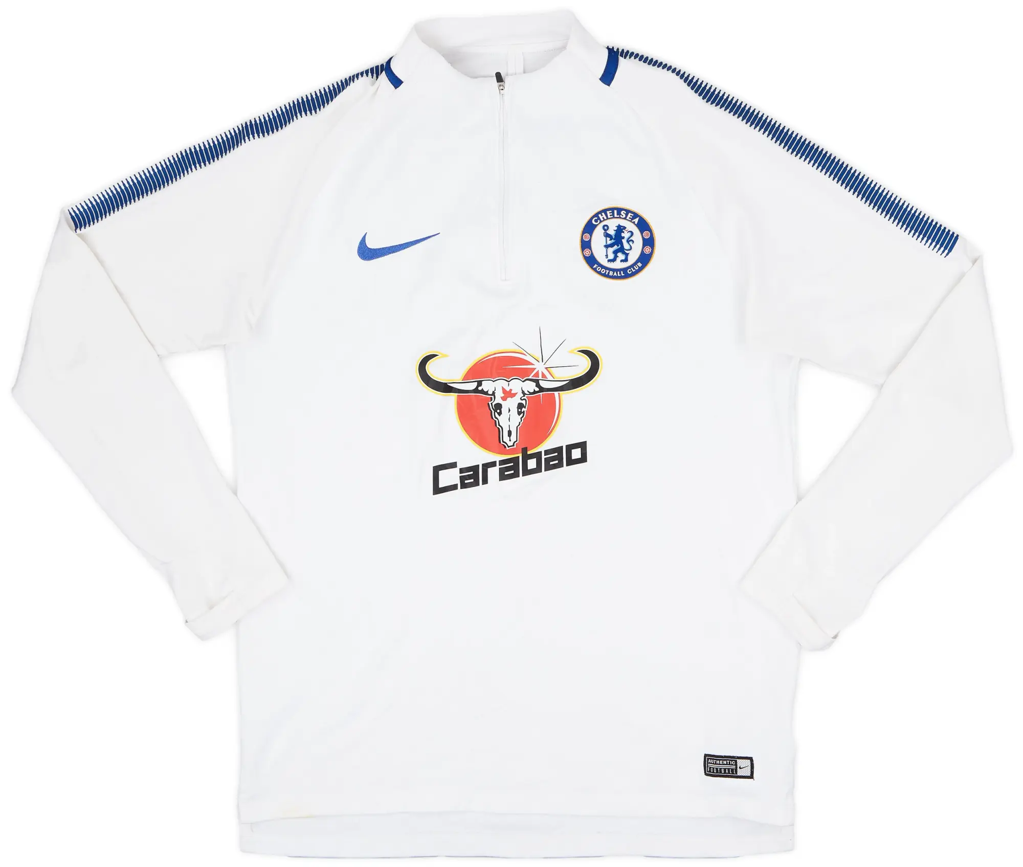 2017-18 Chelsea Nike 1/4 Zip Training Top - 6/10 - (M)