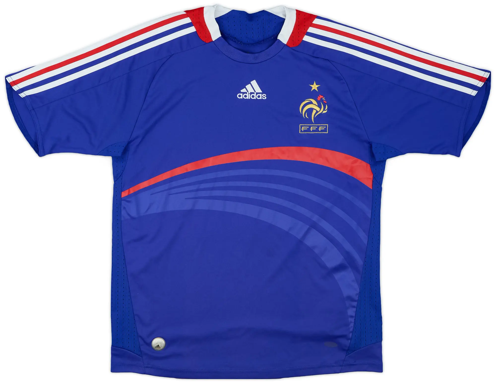 adidas 2007-08 France Home Shirt - 8/10 - (XL.Boys)