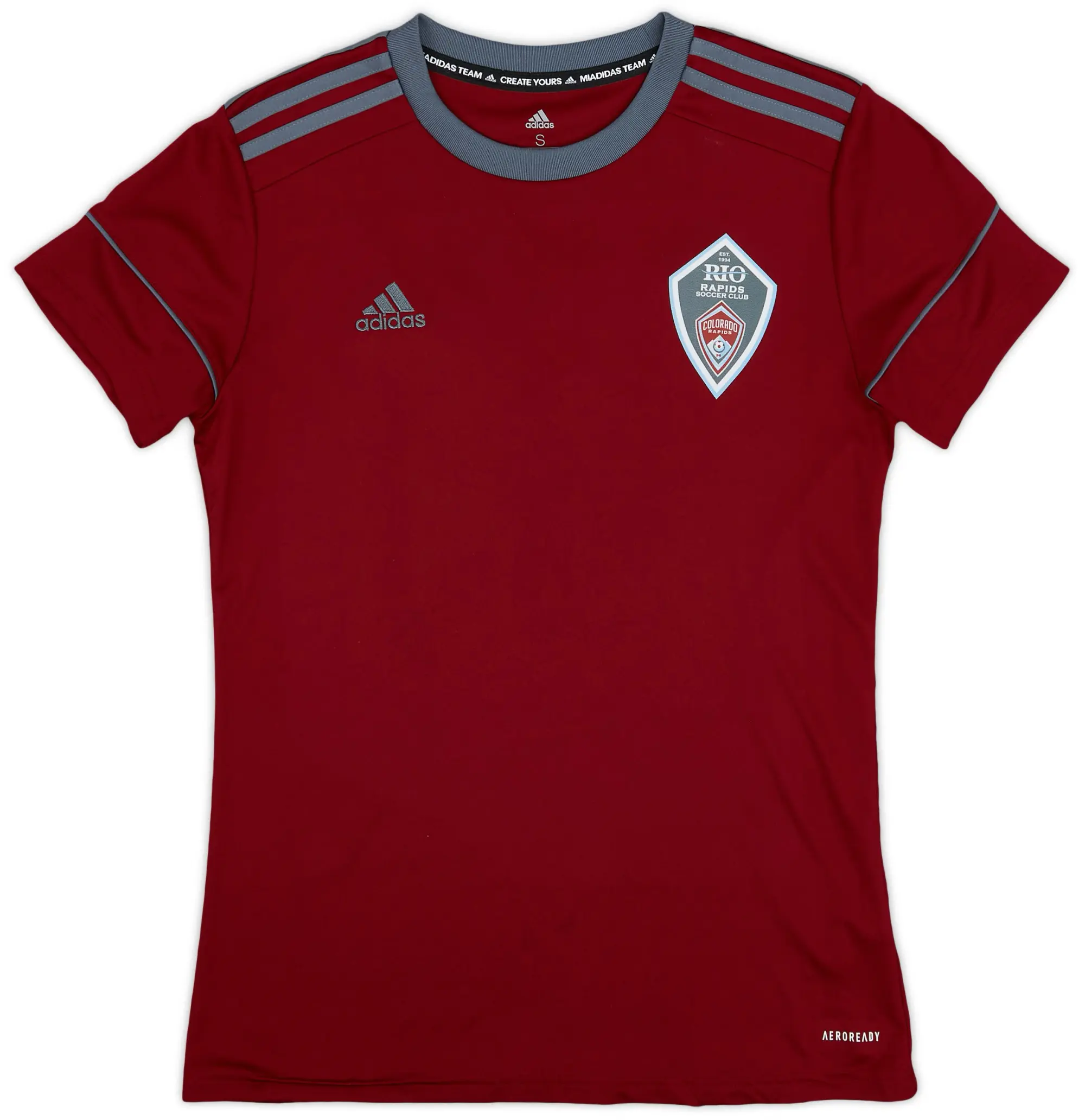 adidas 2021 Colorado Rapids Women's Youth Home Shirt #51 - 9/10 - (Women's S)