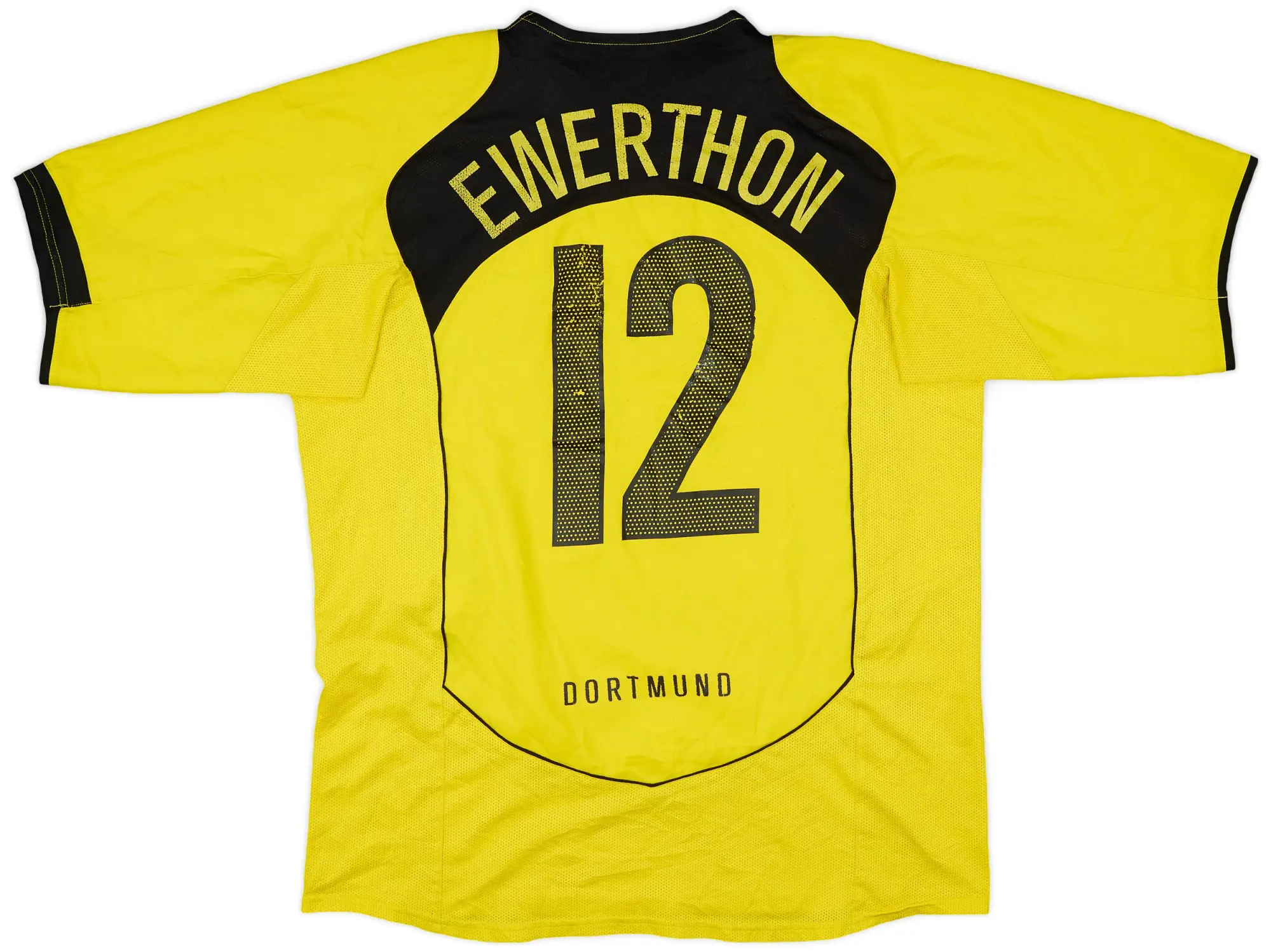 Nike 2004-05 Borussia Dortmund Home Shirt Ewerthon #12 - 4/10 - (L)