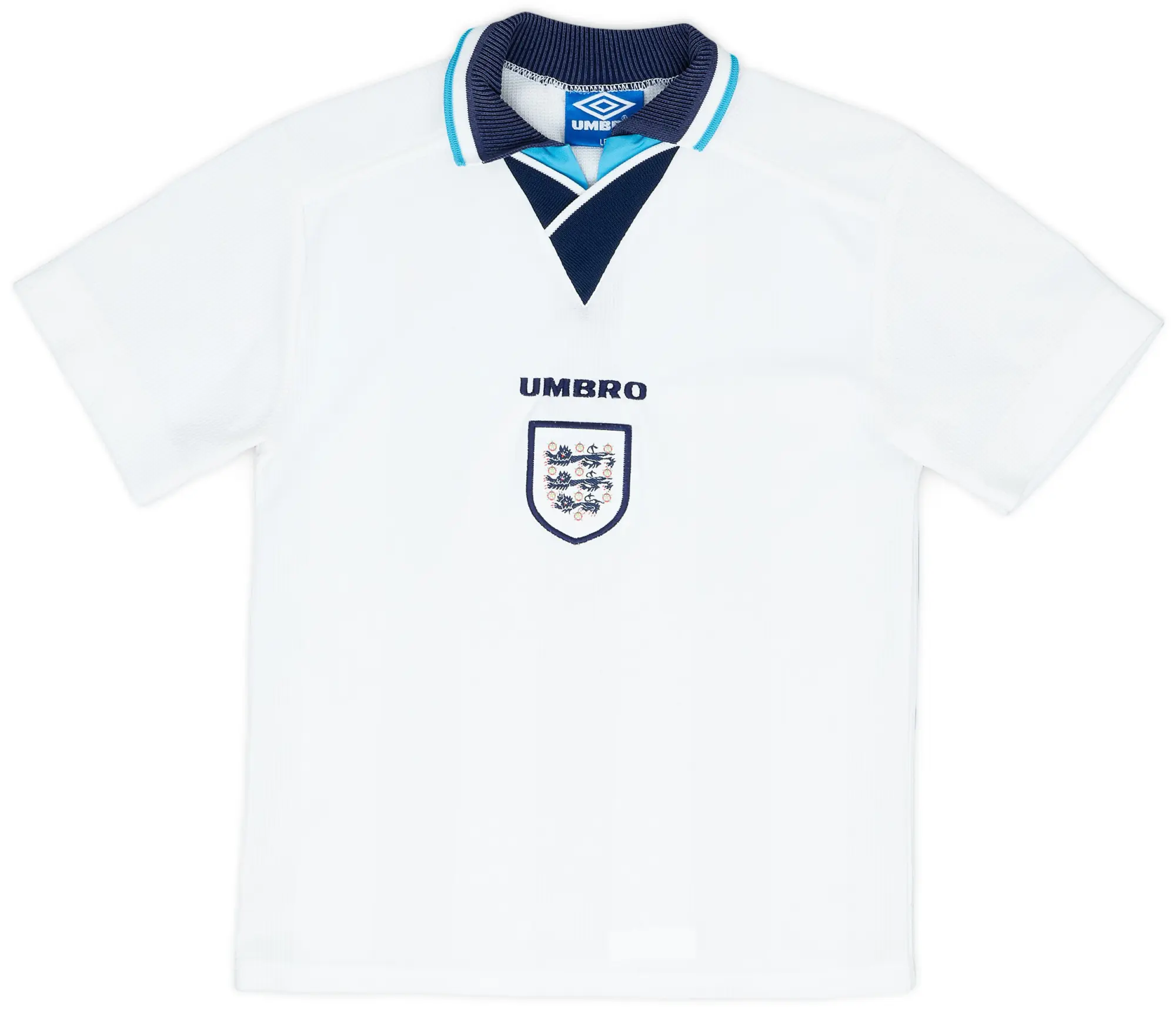 Umbro 1995-97 England Home Shirt - 8/10 - (L.Boys)