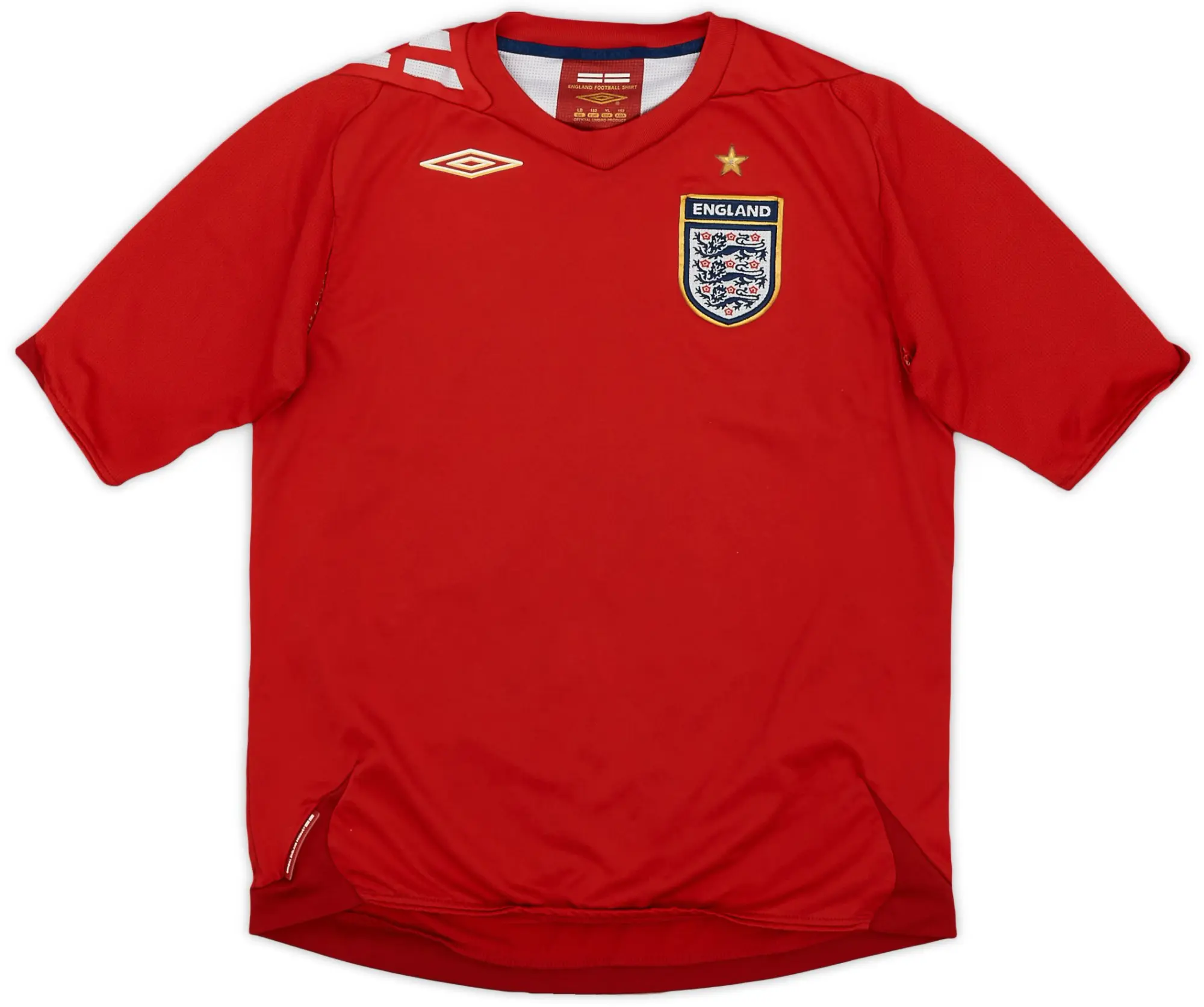 Umbro 2006-08 England Away Shirt - 8/10 - (L.Boys)