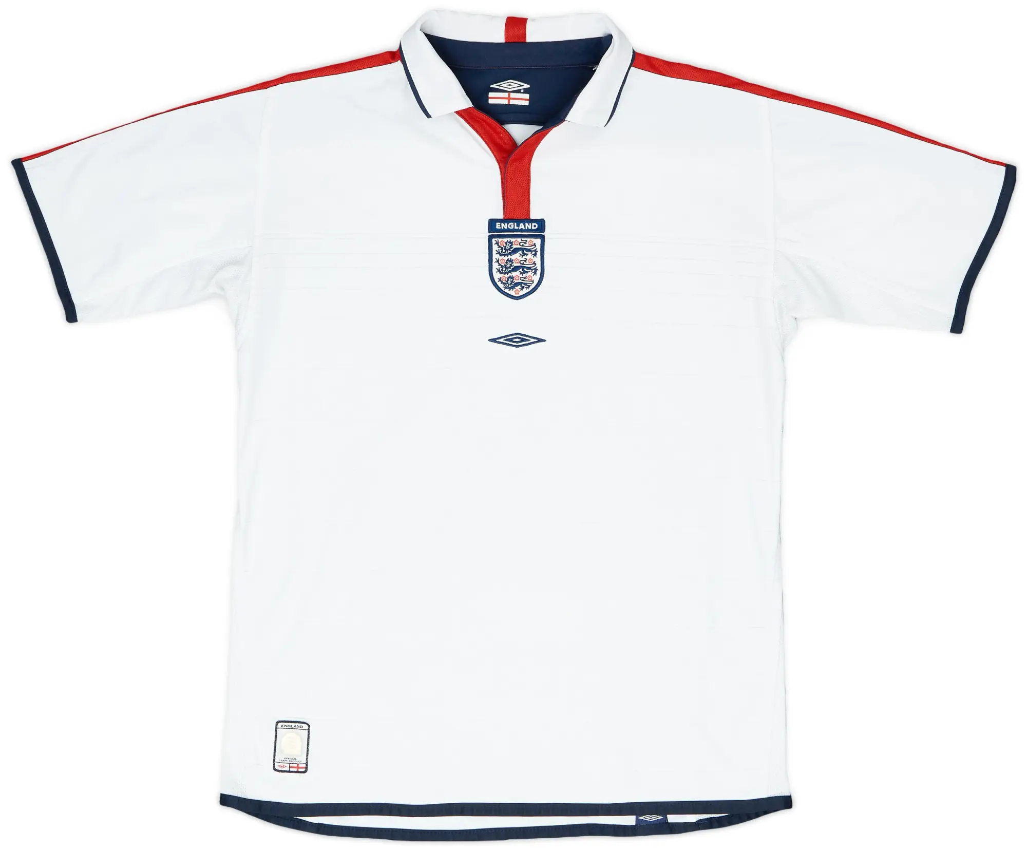 Umbro 2003-05 England Home Shirt - 6/10 - (XL.Boys)