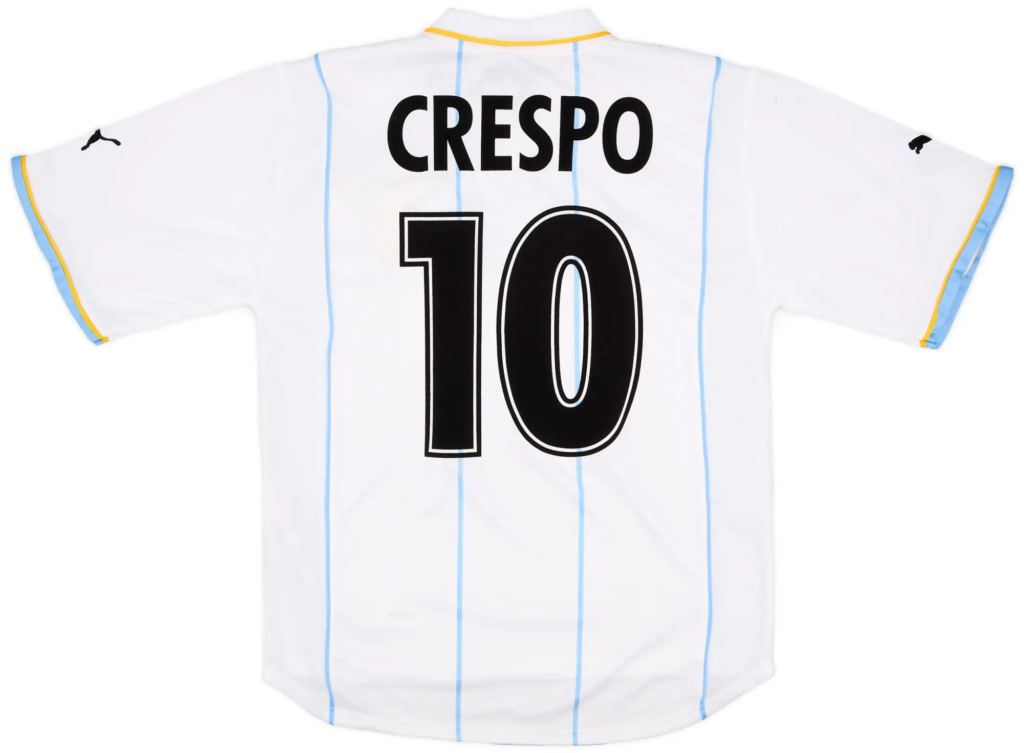 Puma 2001-02 Lazio European Home Shirt Crespo #10 (S)
