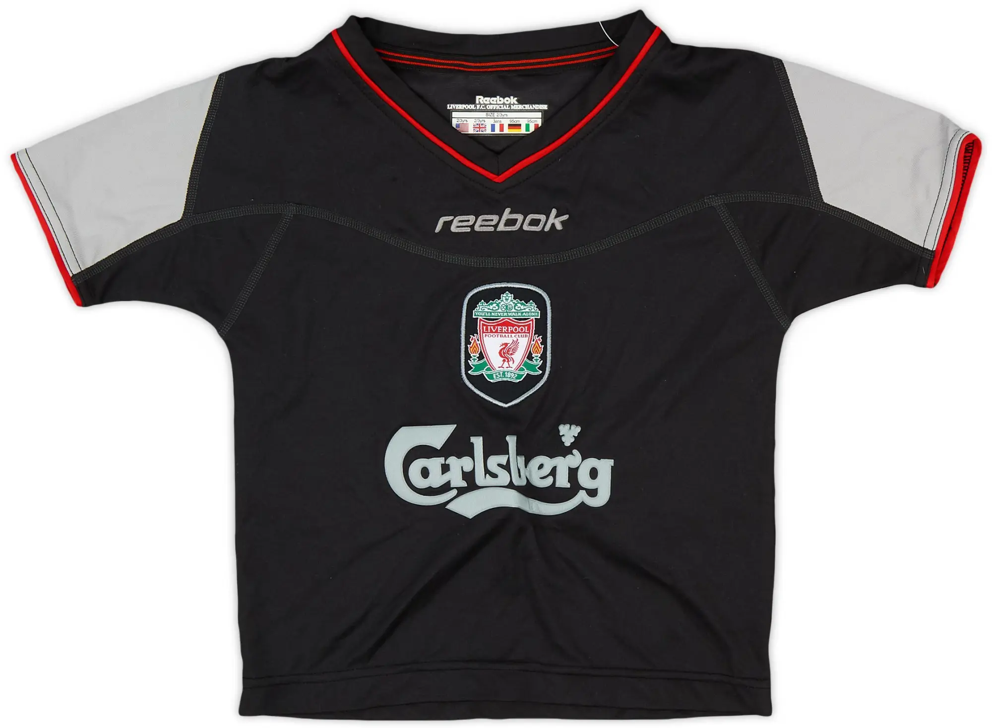 Reebok 2002-04 Liverpool Away Shirt - 8/10 - (2-3 Years)