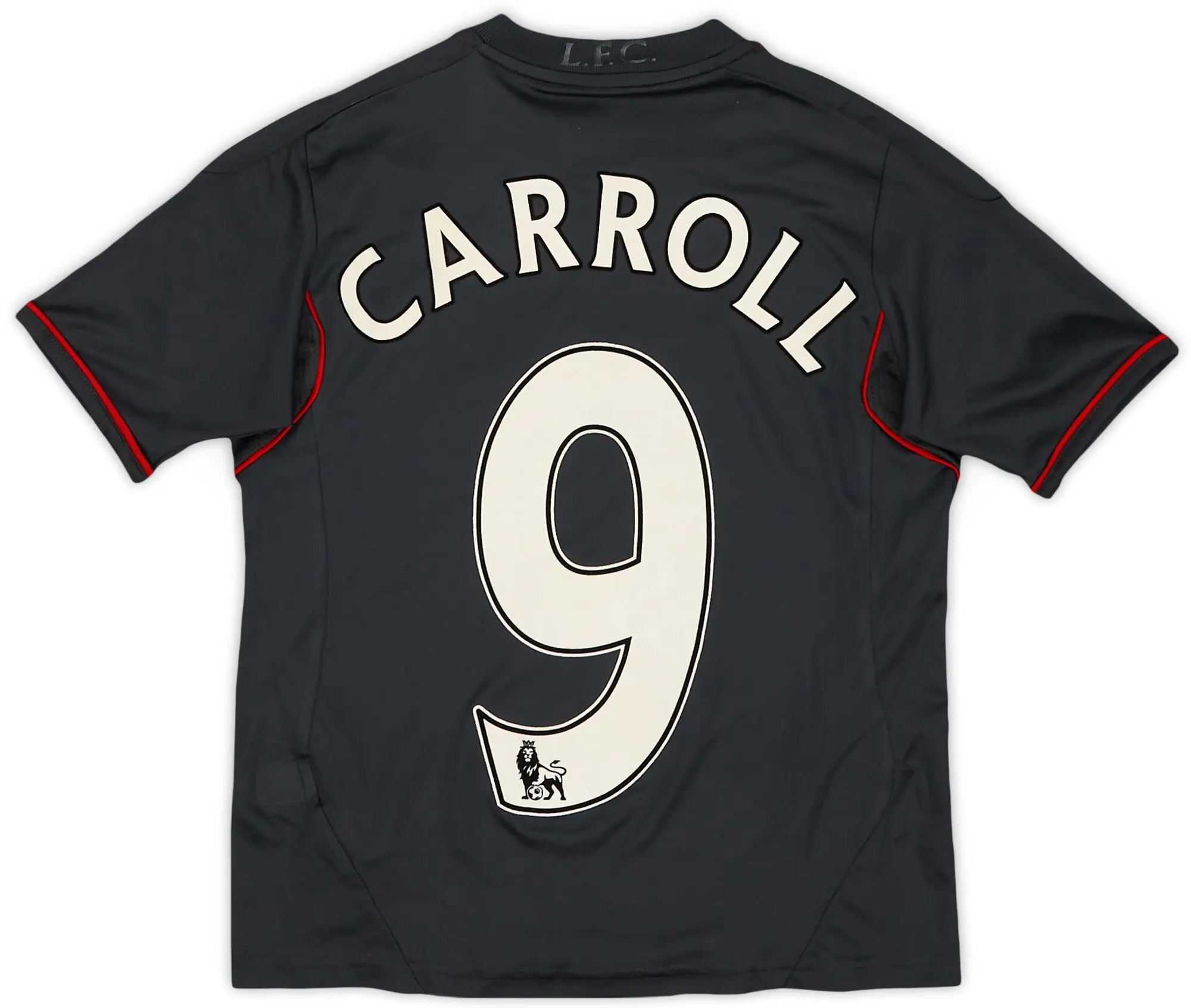 adidas 2011-12 Liverpool Away Shirt Carroll #9 - 6/10 - (7-8 Years)
