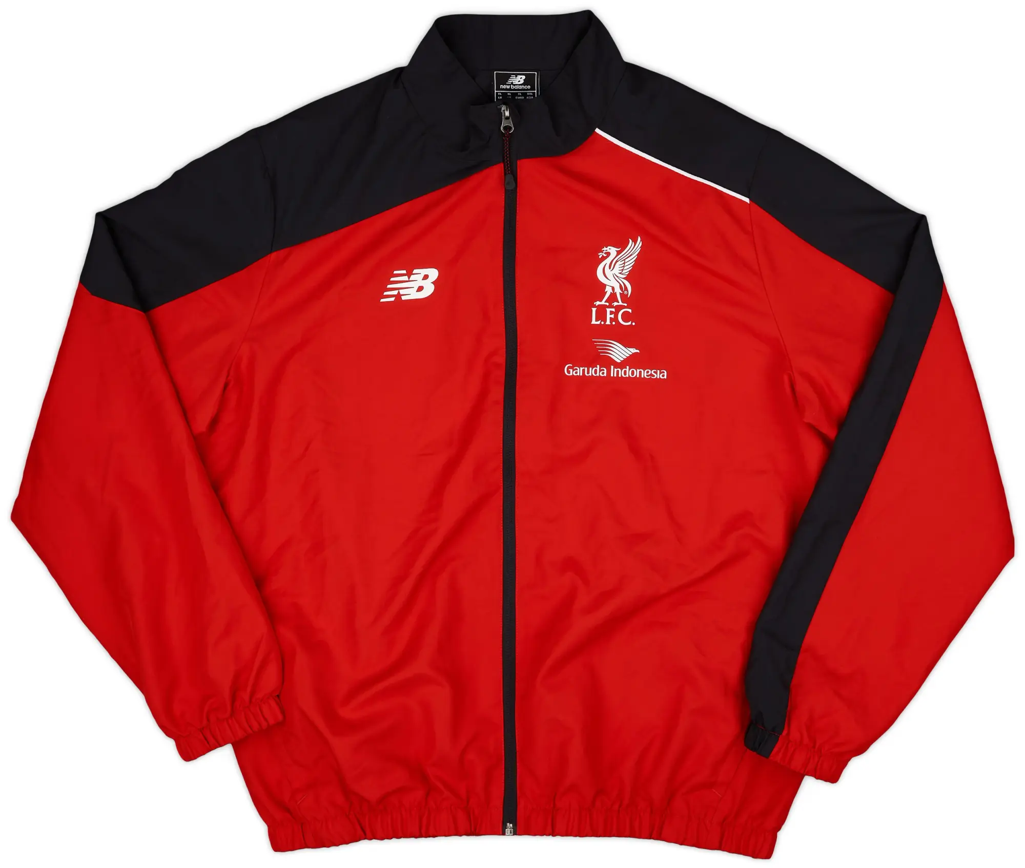 2015-16 Liverpool New Balance Track Jacket - 9/10 - (XL)