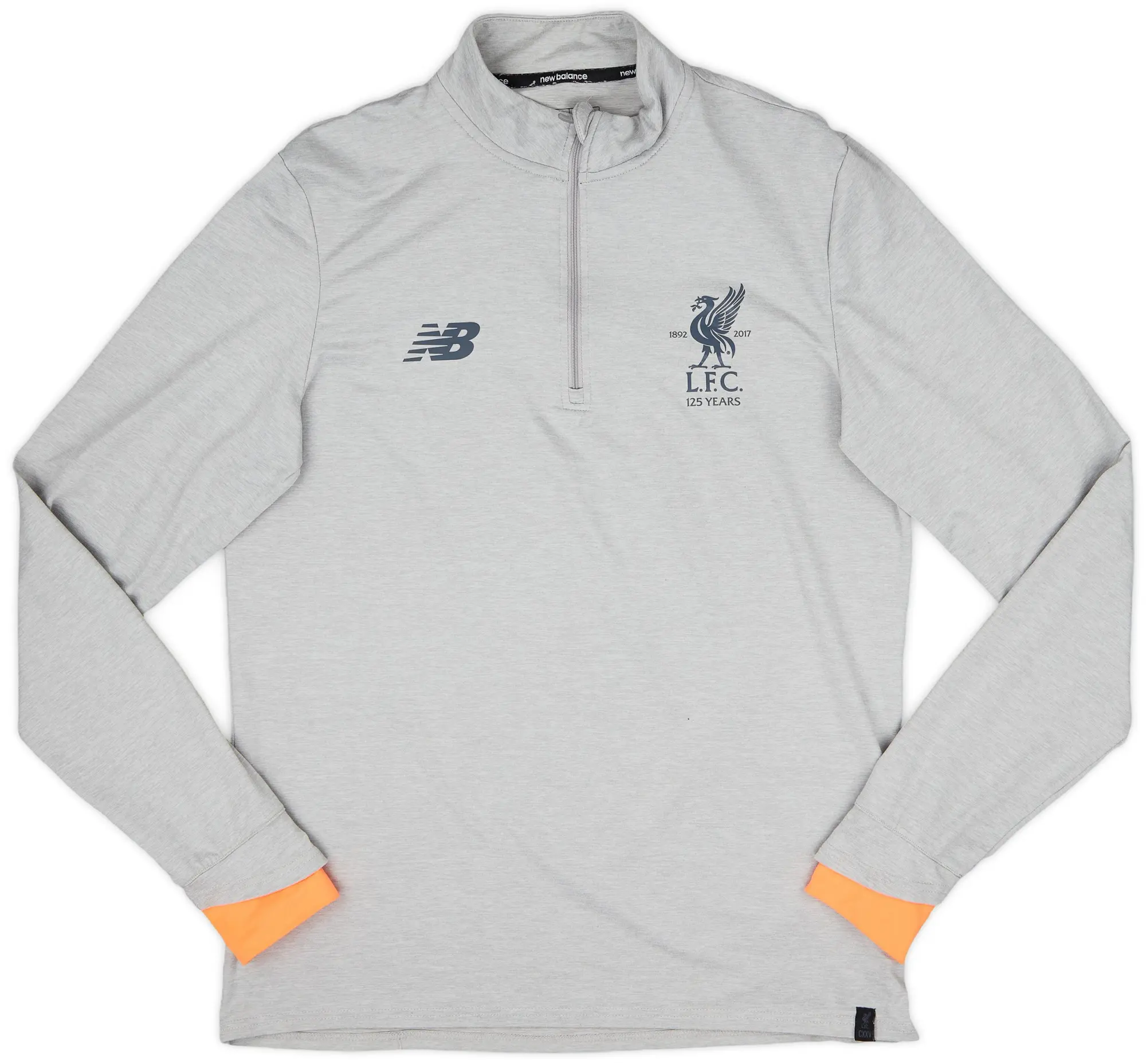 2017-18 Liverpool New Balance 1/4 Zip Drill Top - 9/10 - (L)