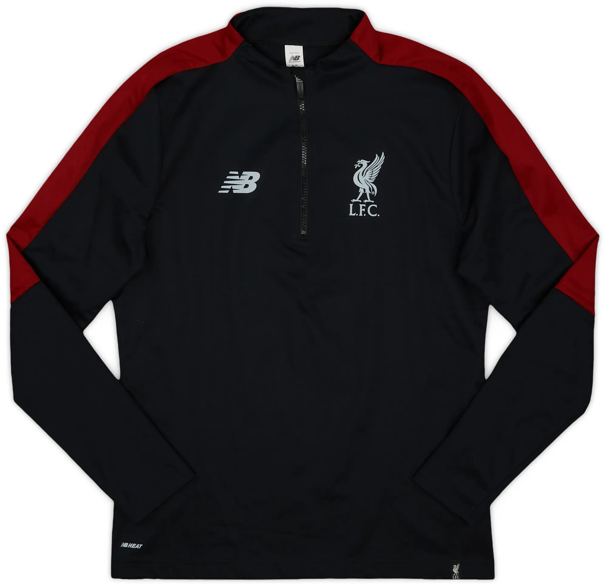 2018-19 Liverpool New Balance 1/4 Zip Drill Top - 9/10 - (M)