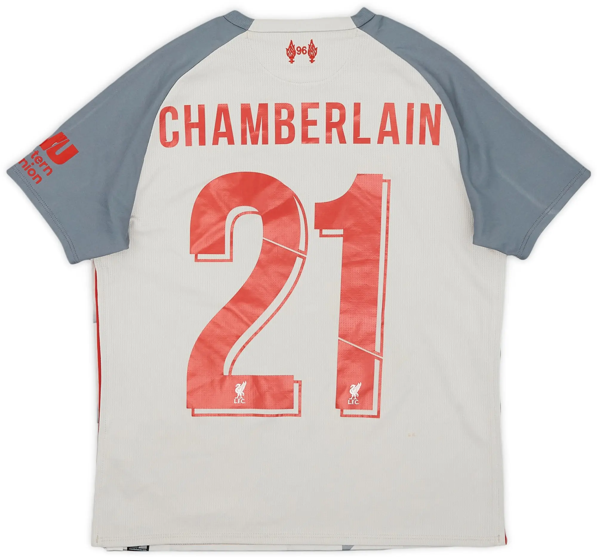 NewBalance 2018-19 Liverpool Third Shirt Chamberlain #21 - 8/10 - (M.Boys)