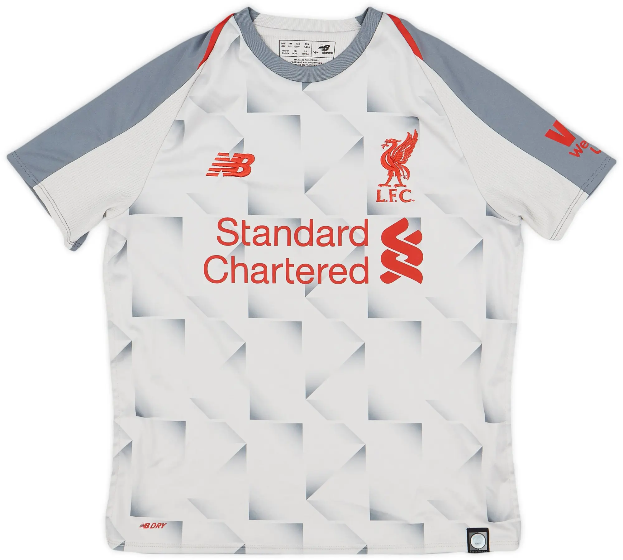NewBalance 2018-19 Liverpool Third Shirt - 9/10 - (M.Boys)