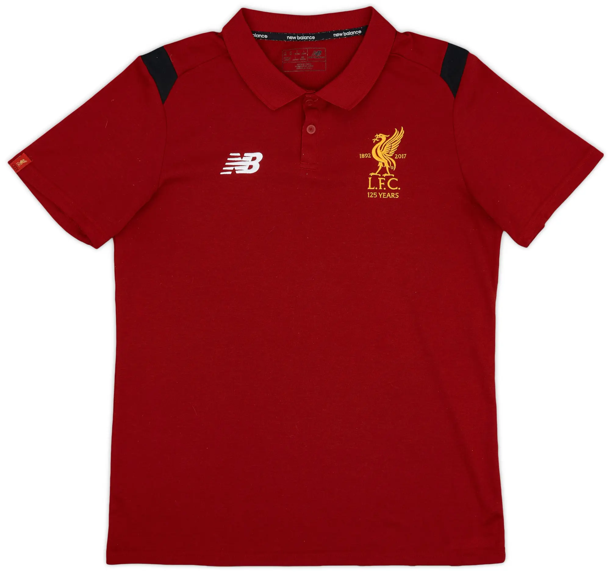 2017-18 Liverpool New Balance Polo Shirt - 9/10 - (M)