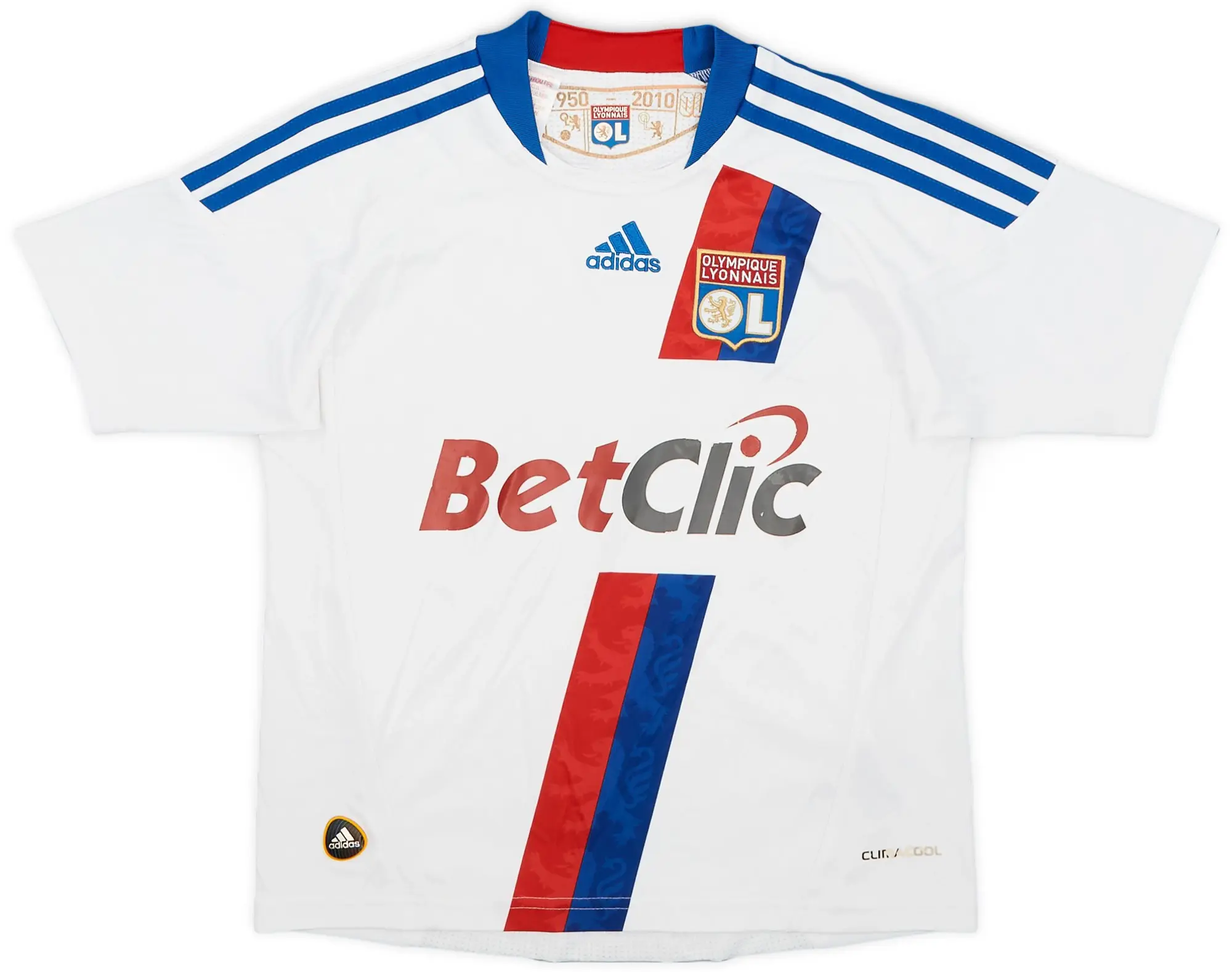 adidas 2010-11 Lyon Home Shirt - 7/10 - (7-8 Years)