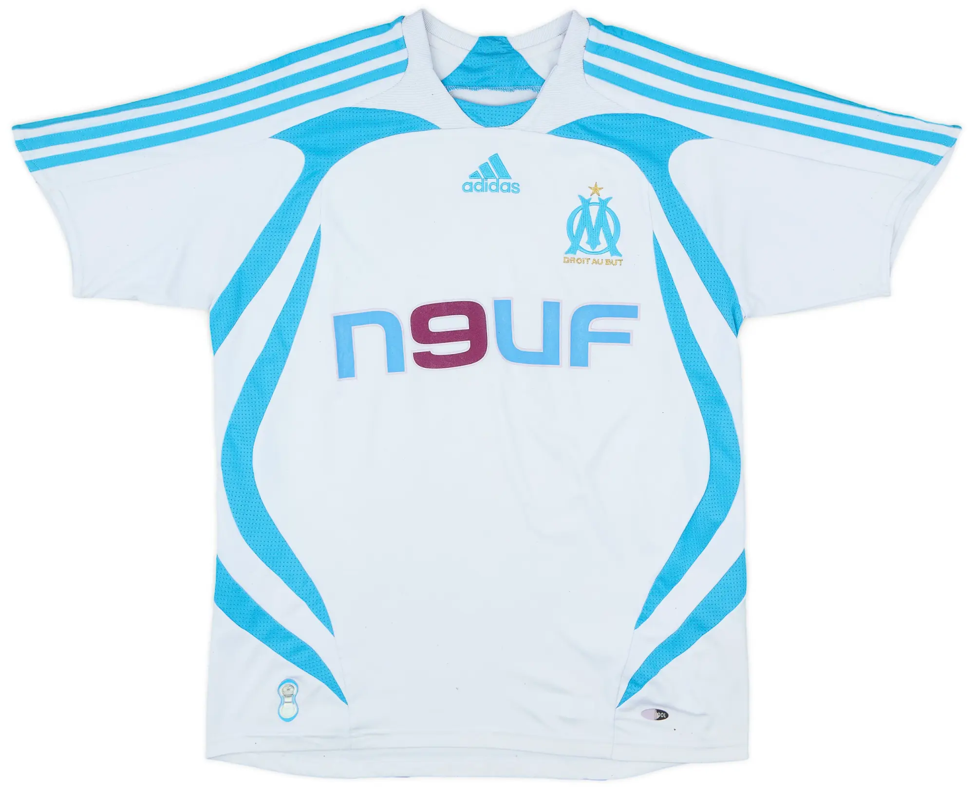 adidas 2007-08 Olympique Marseille Home Shirt - 5/10 - (L.Boys)