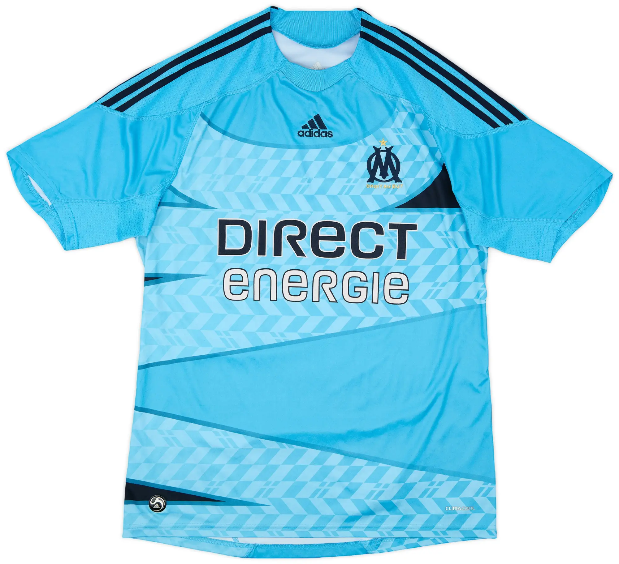 adidas 2009-10 Olympique Marseille Away Shirt - 7/10 - (L)