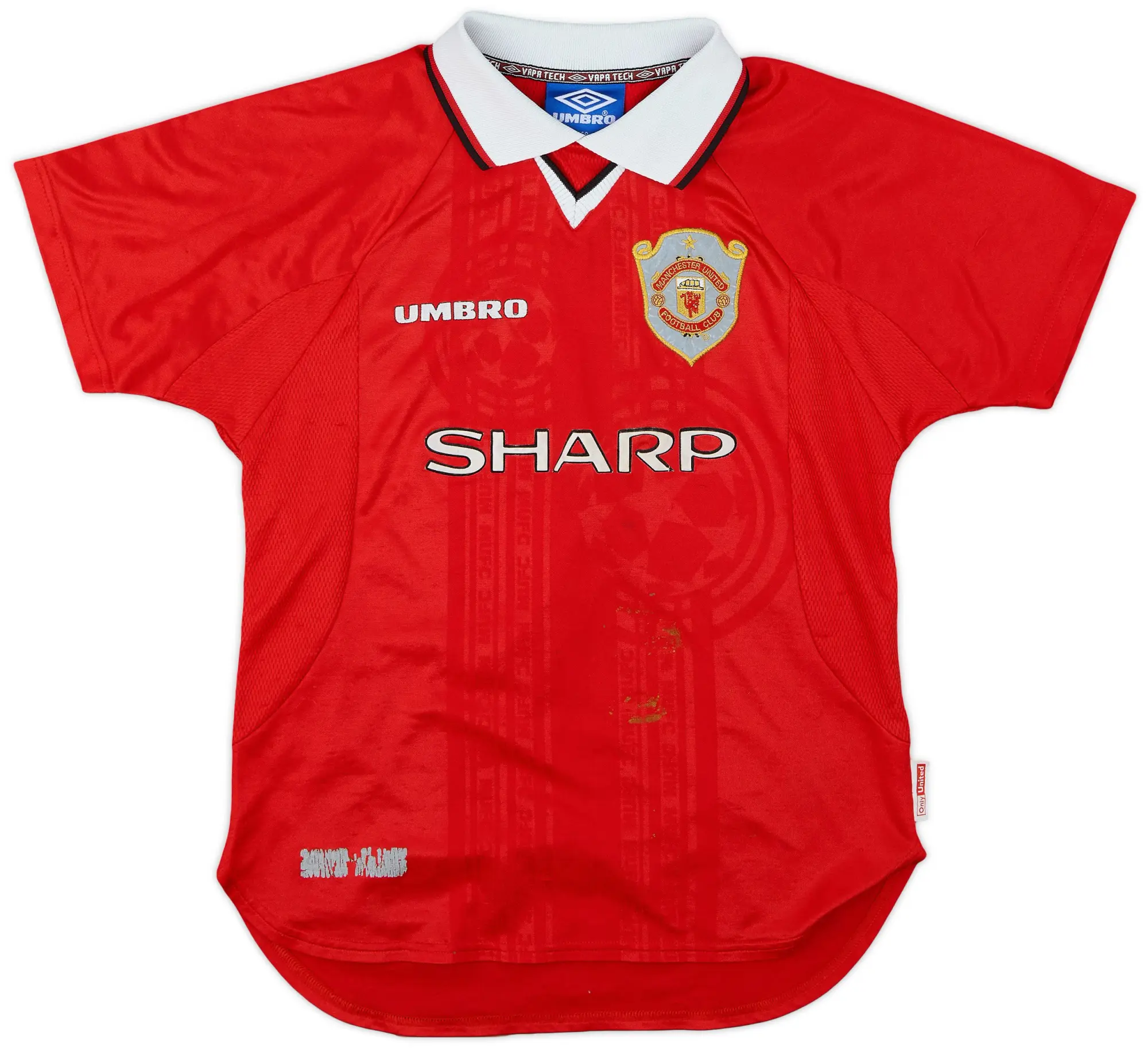 Umbro 1999-00 Manchester United 'CL Winners' Shirt - 5/10 - (L.Boys)