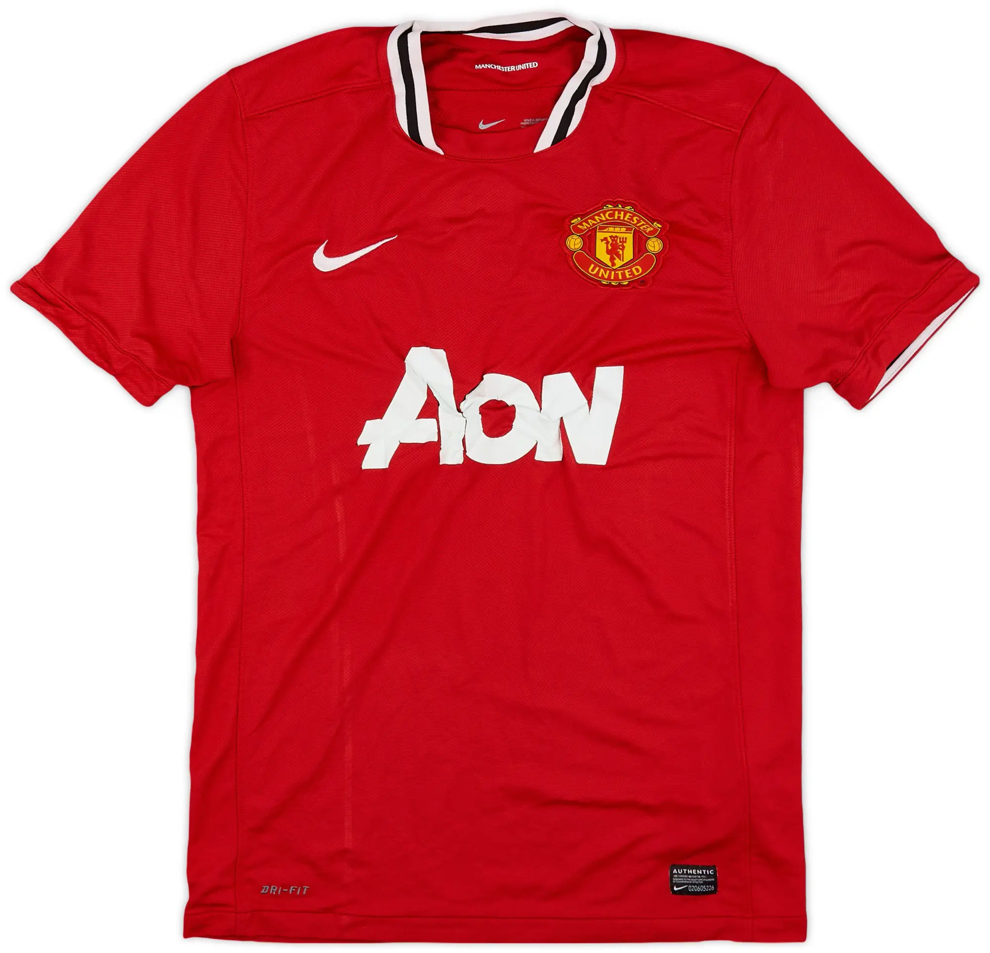 Nike 2011-12 Manchester United Home Shirt - 4/10 - (M)