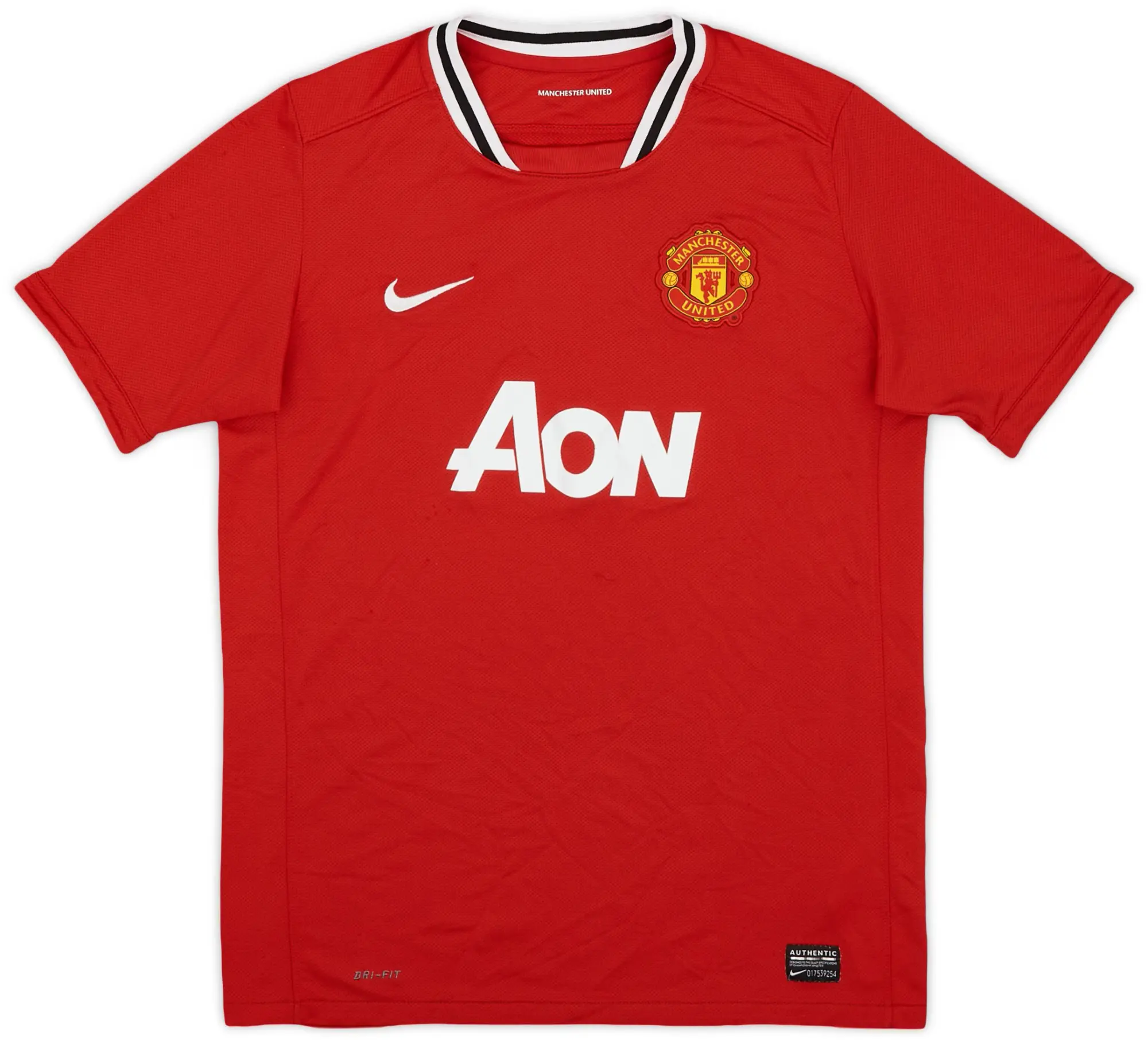 Nike 2011-12 Manchester United Home Shirt - 7/10 - (XL.Boys)