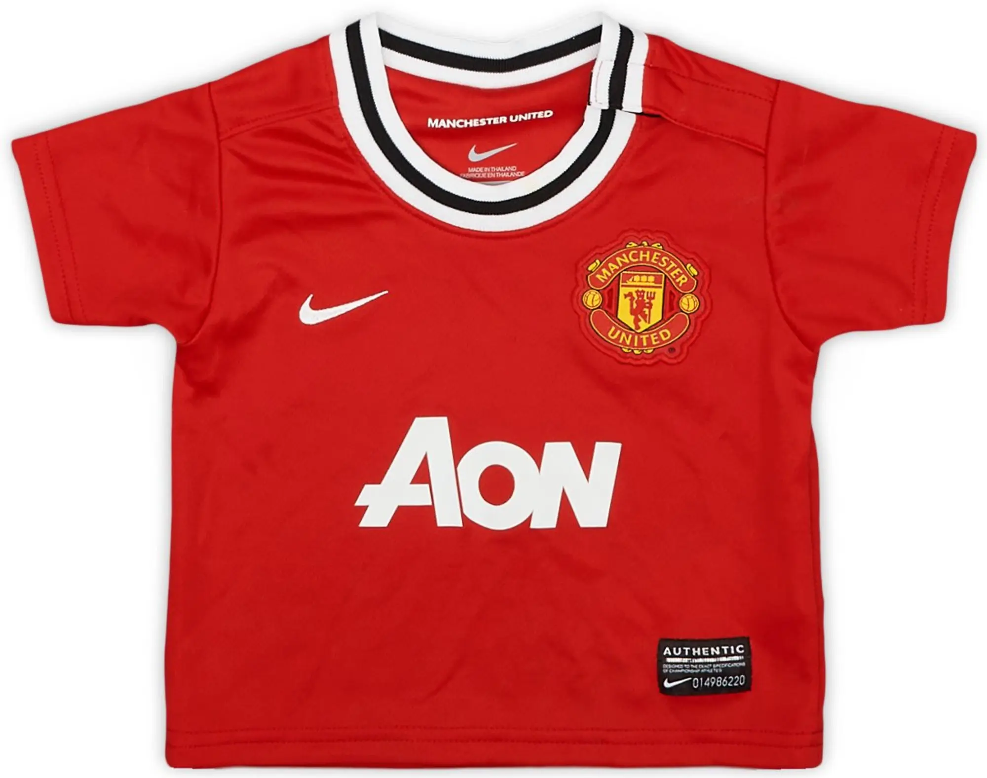 Nike 2011-12 Manchester United Home Shirt - 8/10 - (3-6 Months)