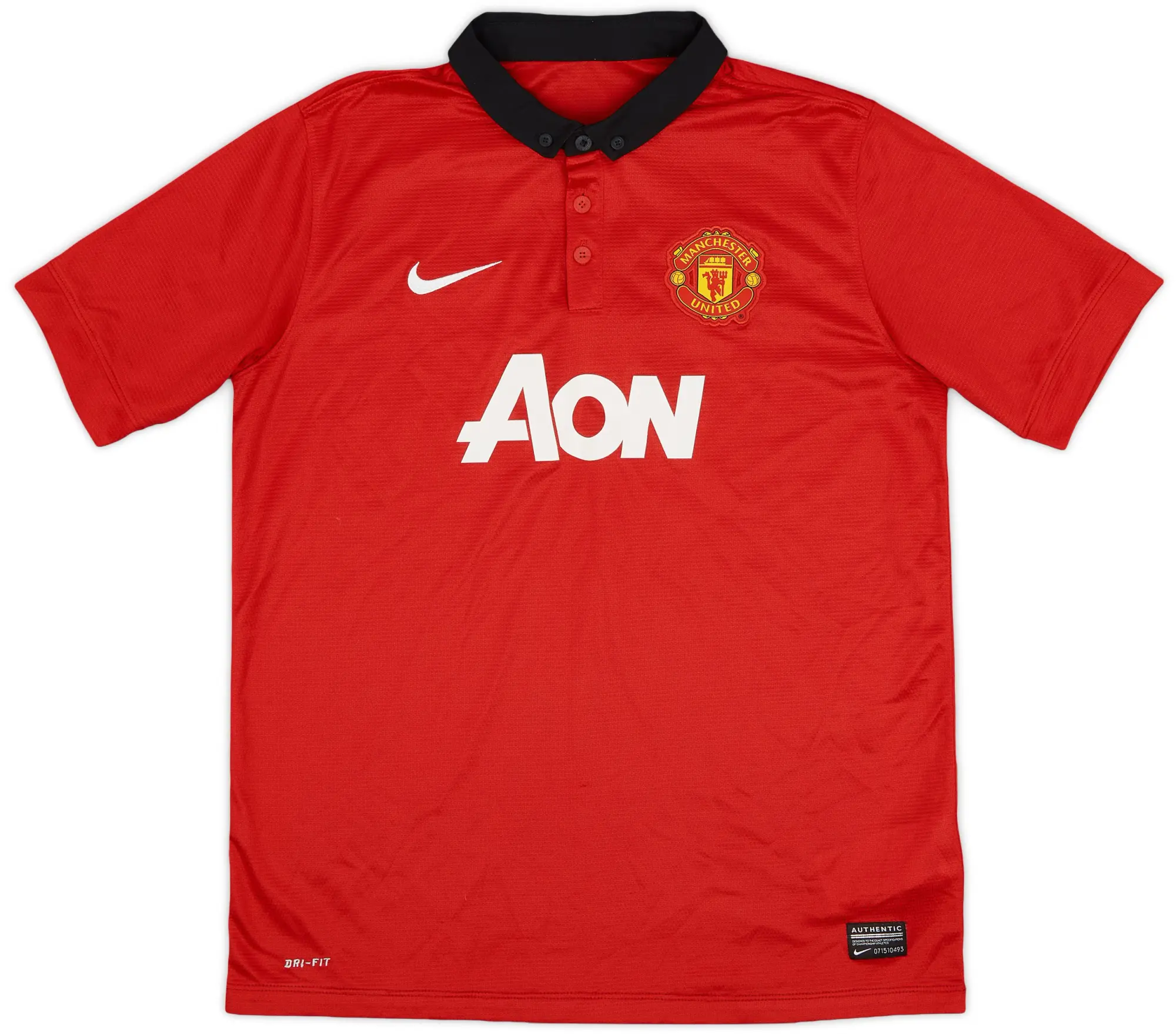 Nike 2013-14 Manchester United Home Shirt - 9/10 - (XL.Boys)