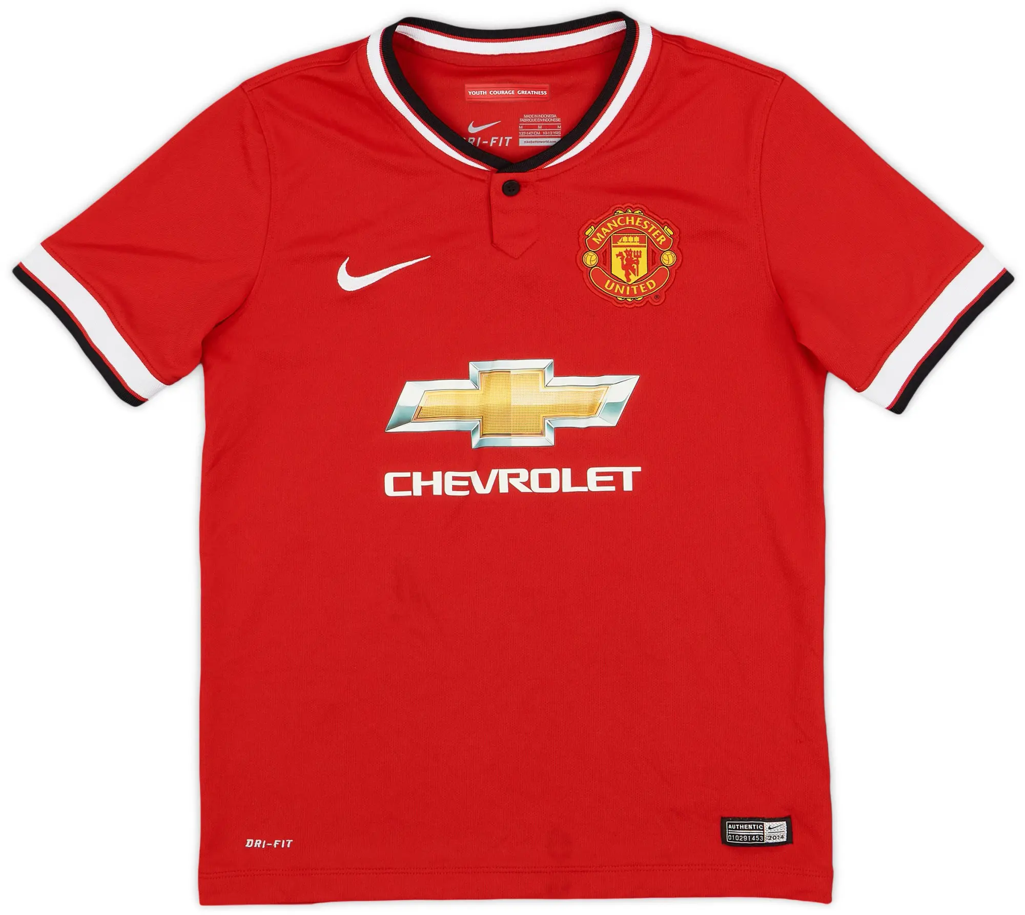 Nike 2014-15 Manchester United Home Shirt - 8/10 - (M.Boys)