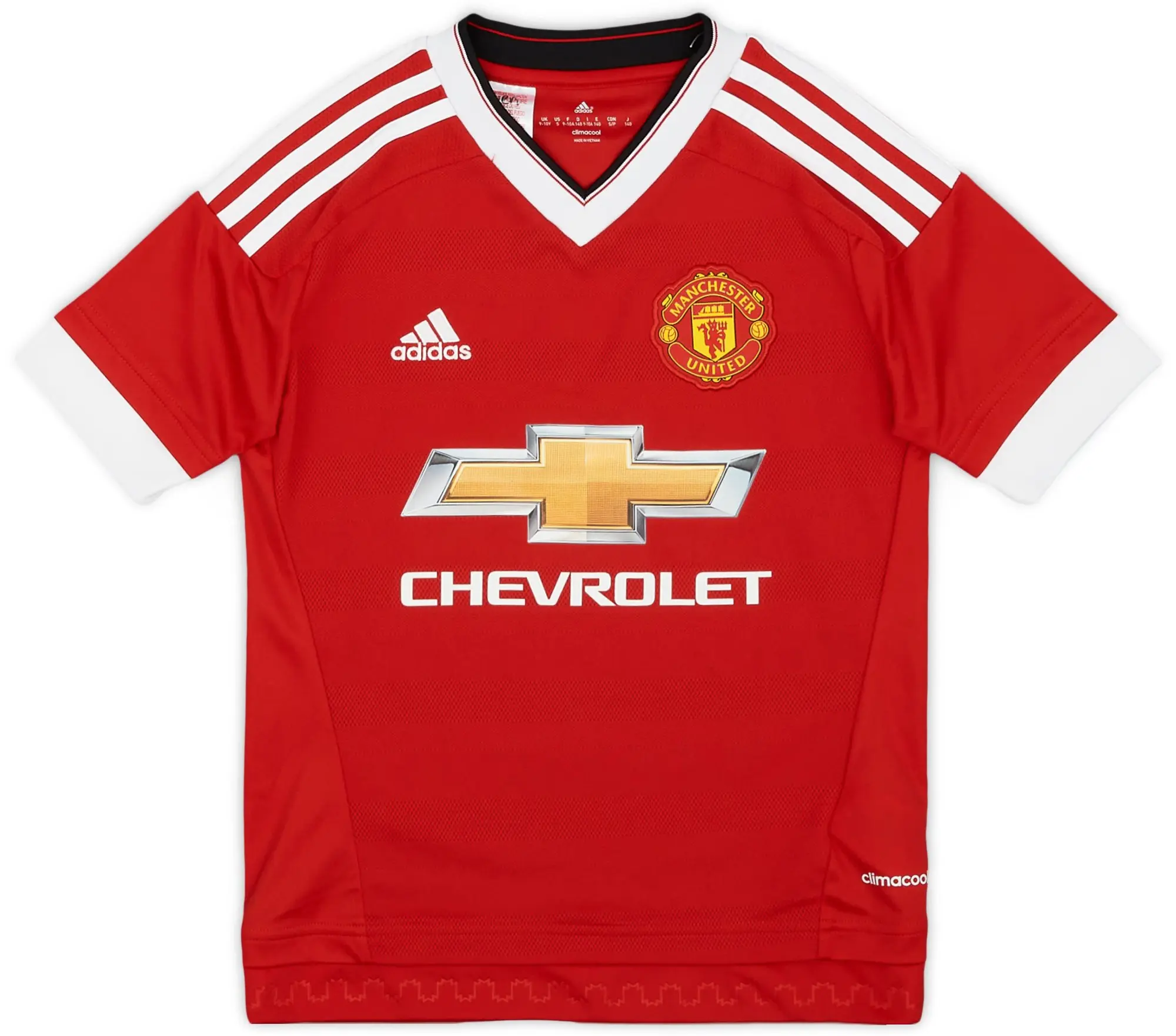 adidas 2015-16 Manchester United Home Shirt - 9/10 - (S.Boys)
