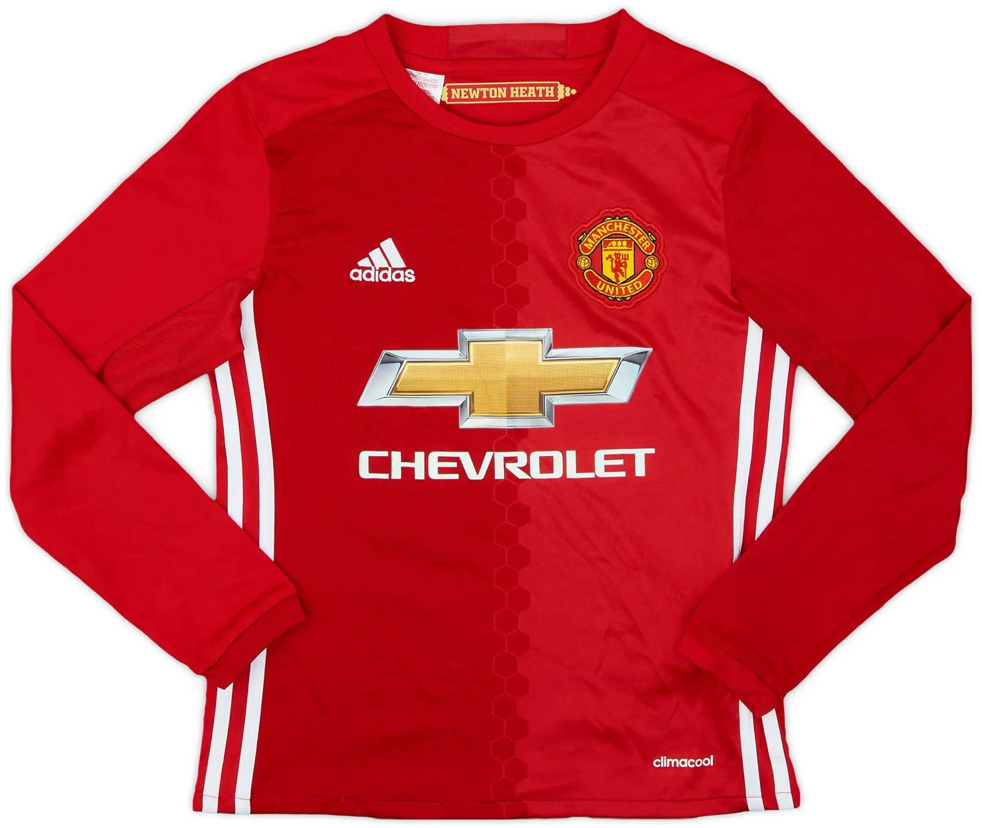 adidas 2016-17 Manchester United Home Shirt - 9/10 - (S.Boys)