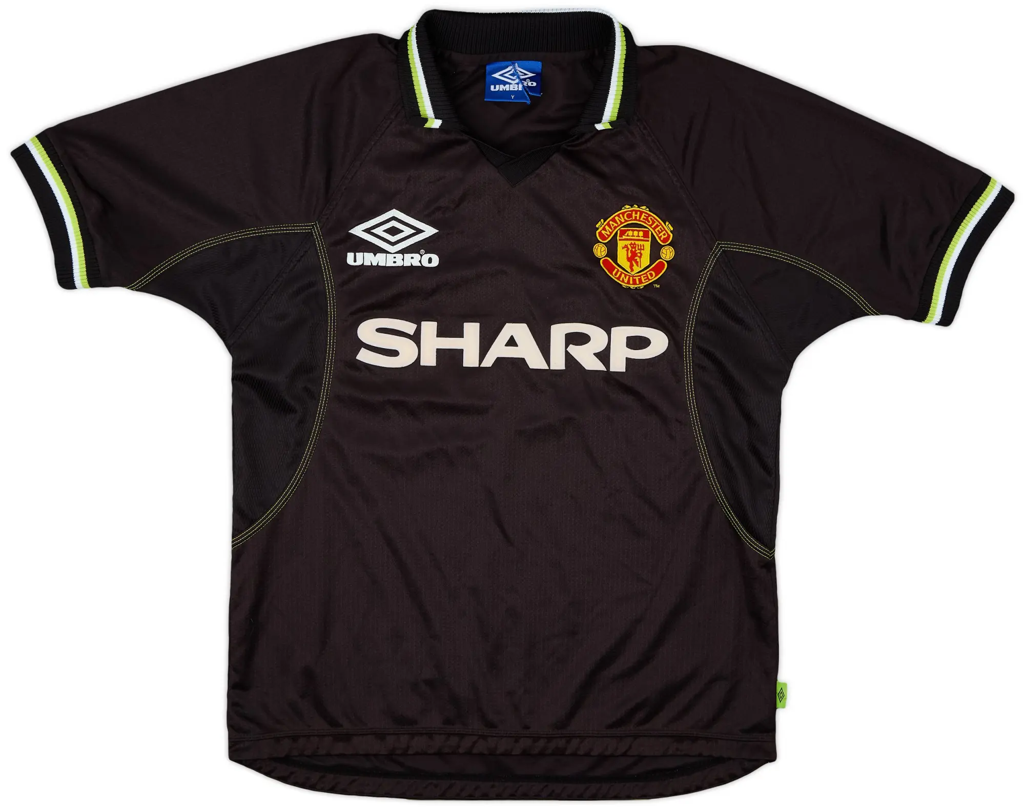 Umbro 1998-99 Manchester United Third Shirt - 8/10 - (XL.Boys)