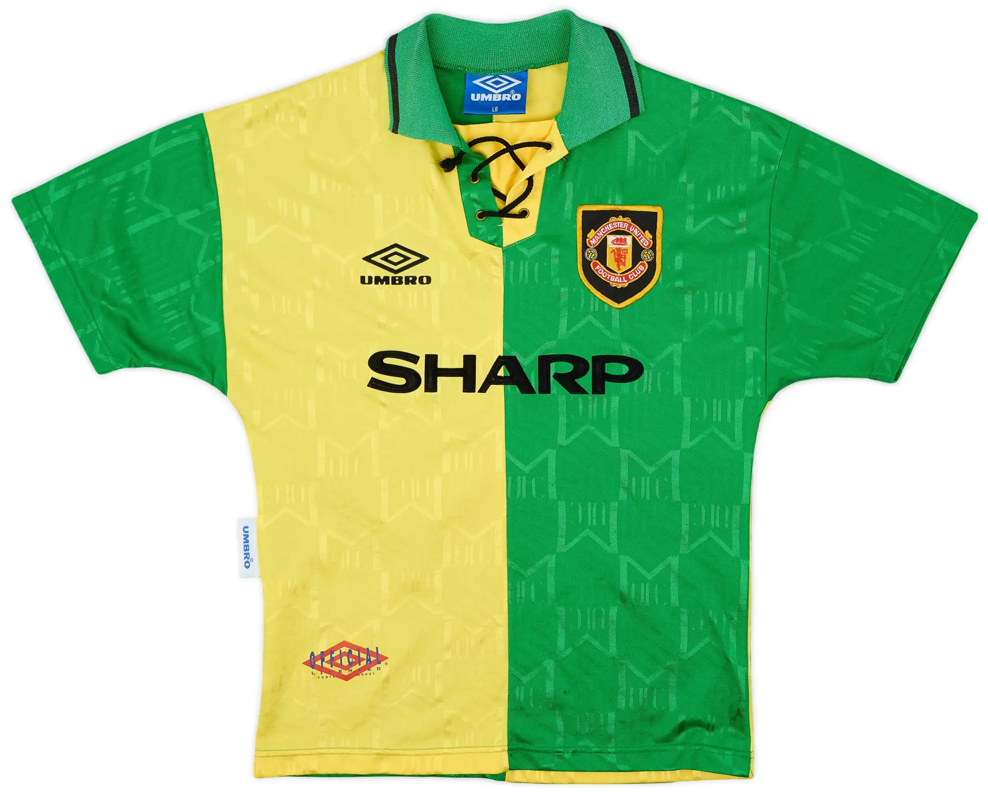 Umbro 1992-94 Manchester United Third Shirt - 8/10 - (L.Boys)