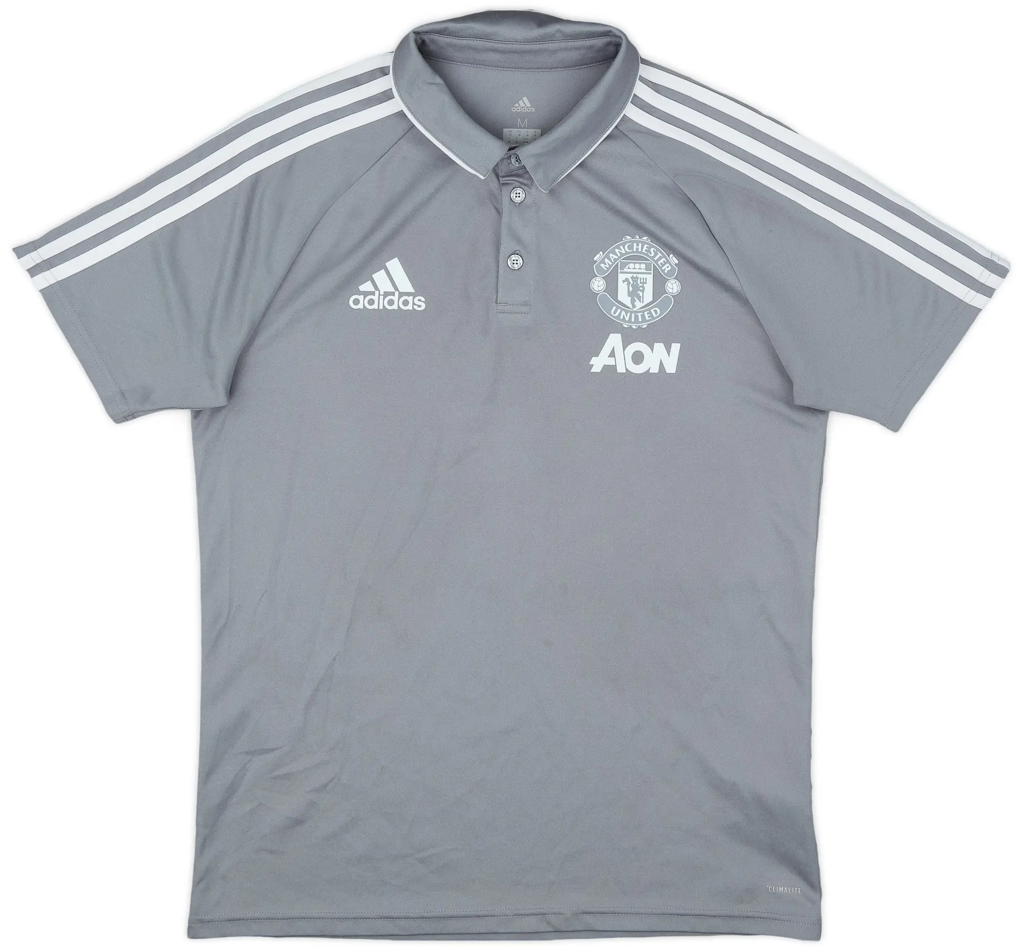 2017-18 Manchester United adidas Polo Shirt - 7/10 - (M)