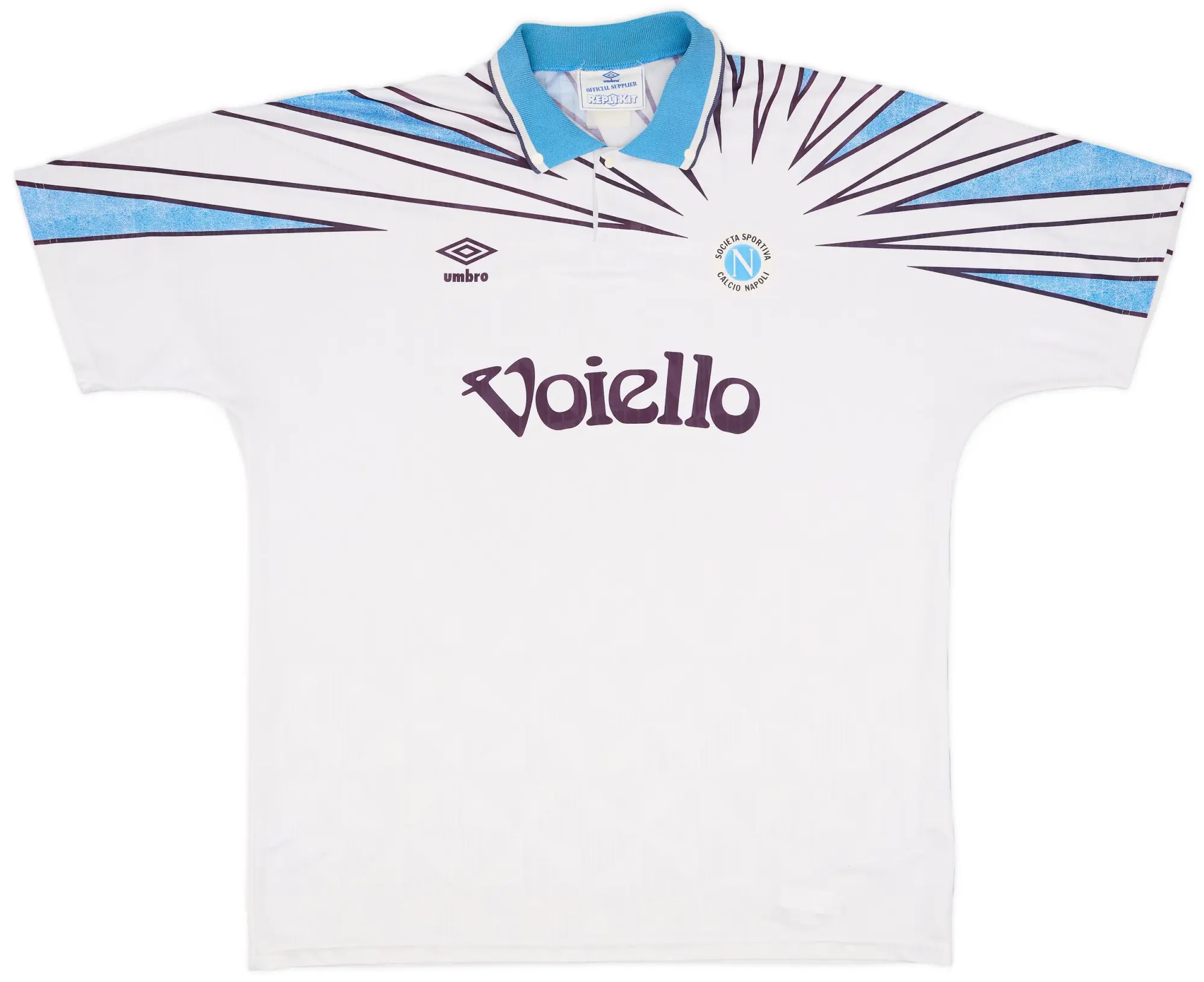 Umbro 1991-93 Napoli Away Shirt - 8/10 - (XL)