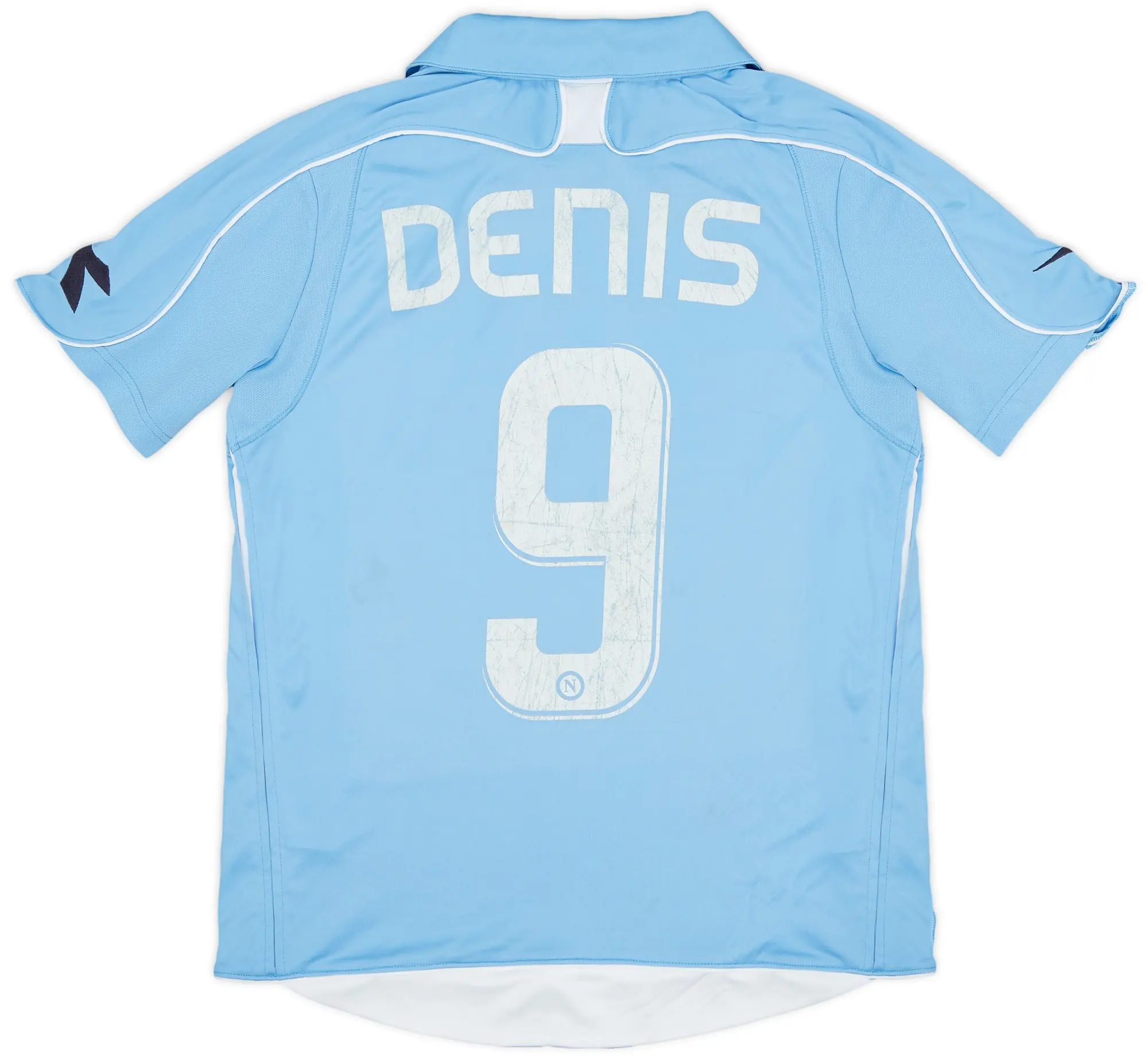 Diadora 2008-09 Napoli Home Shirt Denis #9 - 5/10 - (S)