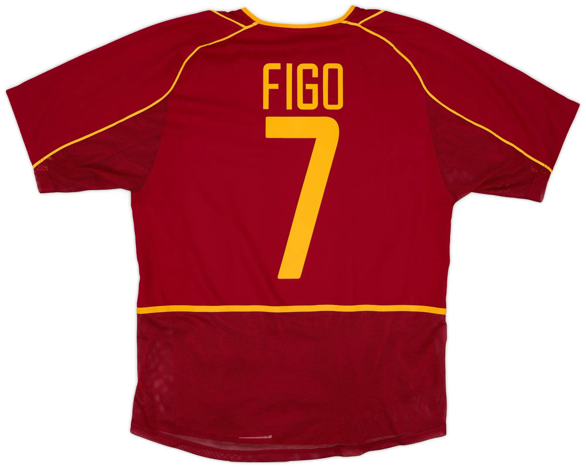 Nike 2002-04 Portugal Player Issue Home Shirt Figo #7 - 9/10 - (M)