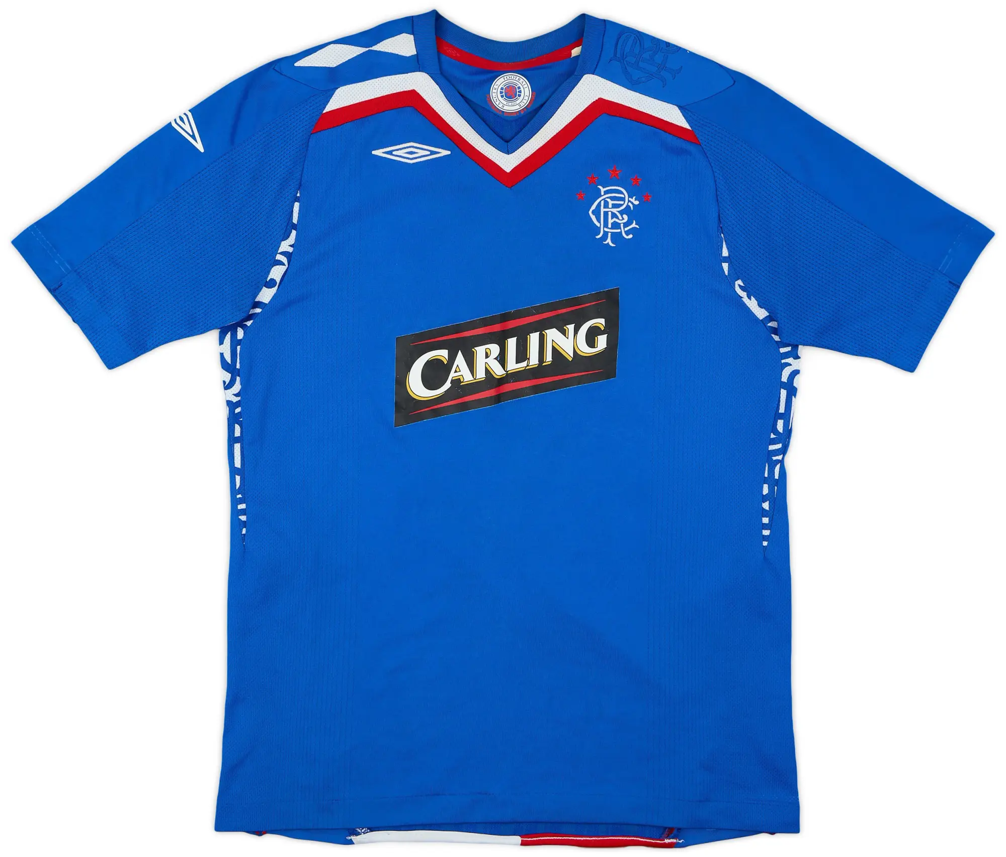 Umbro 2007-08 Rangers Home Shirt - 6/10 - (XL.Boys)