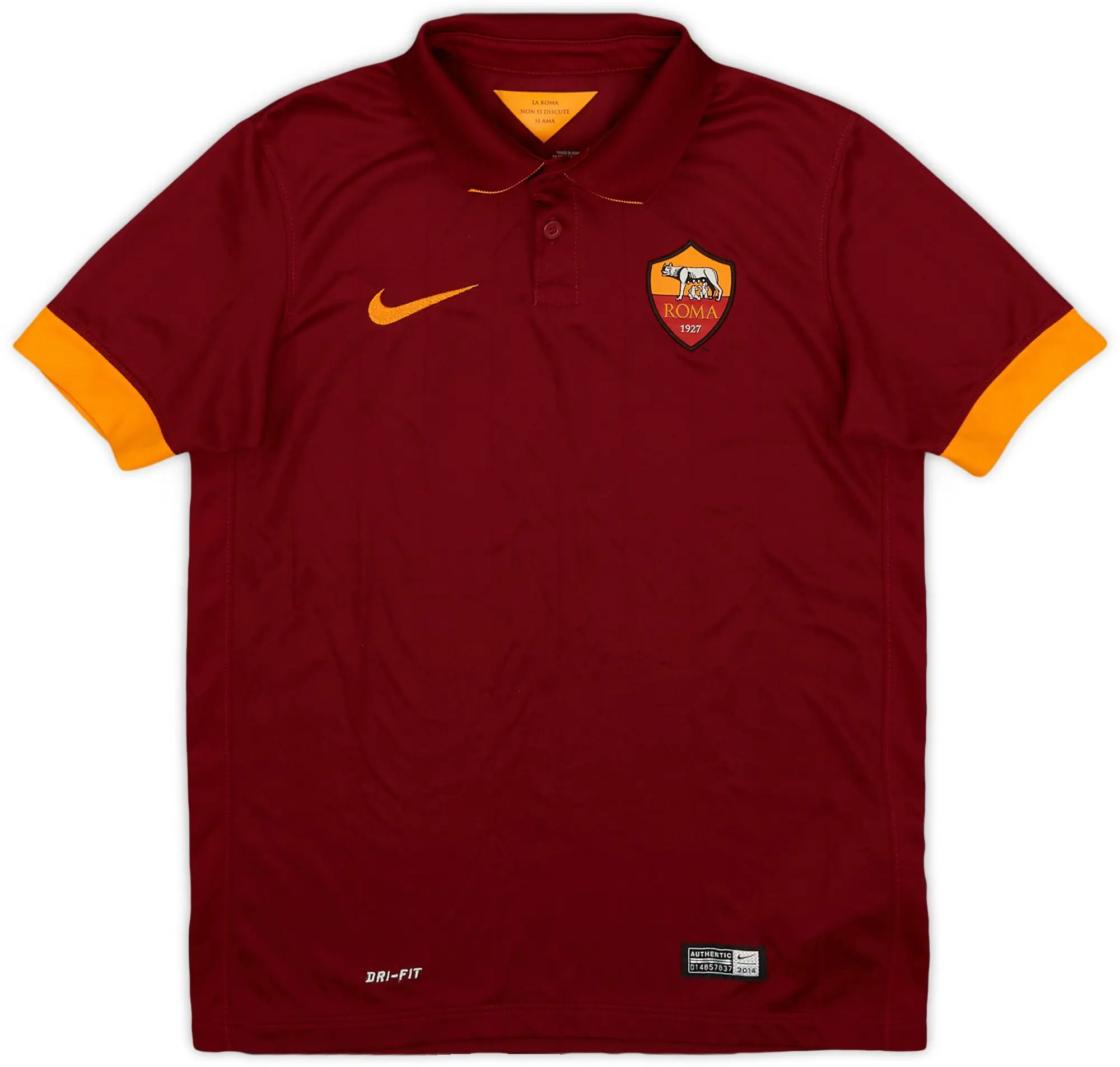 Nike 2015-16 Roma Home Shirt - 8/10 - (M.Boys)